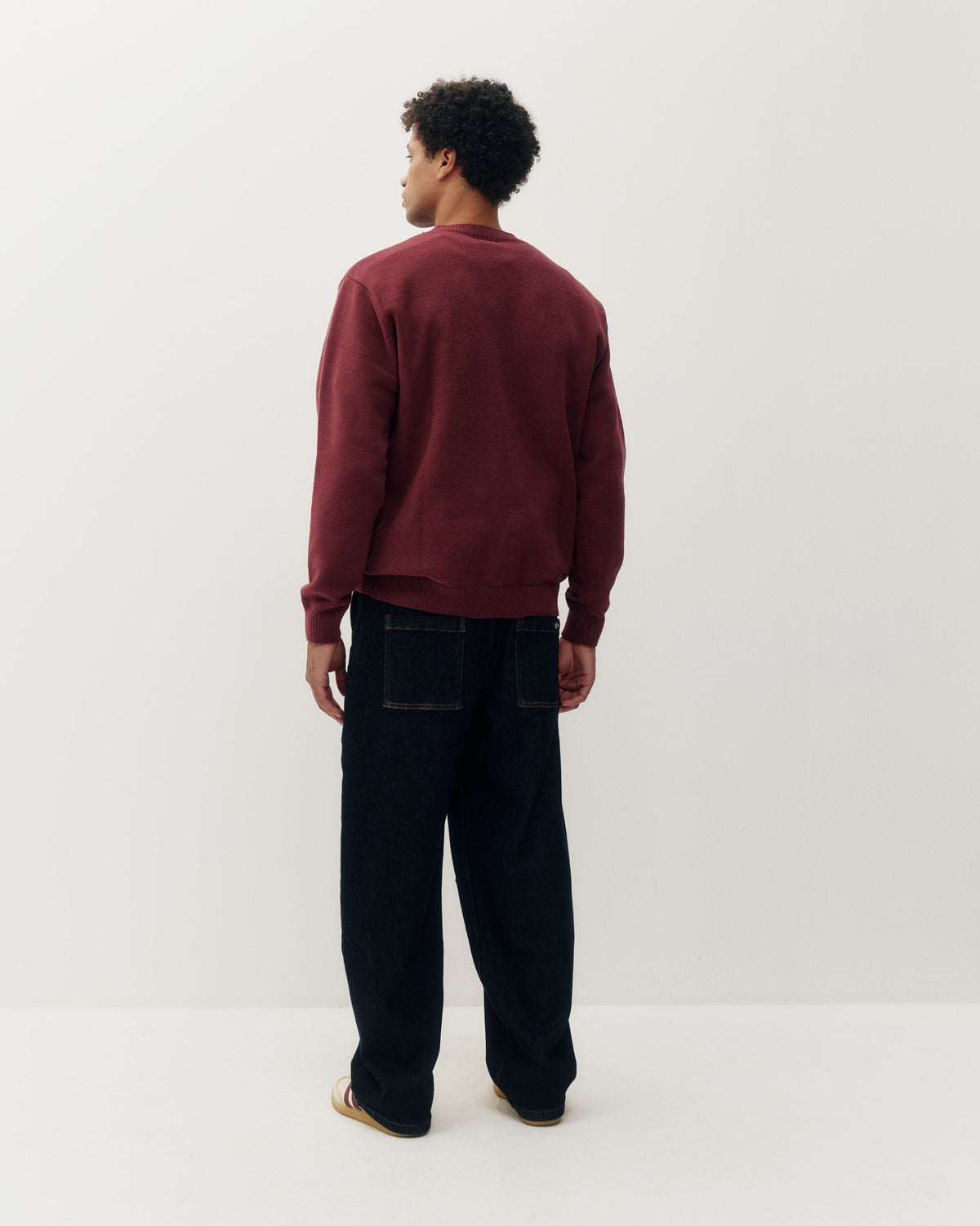 Textured Knit Crew