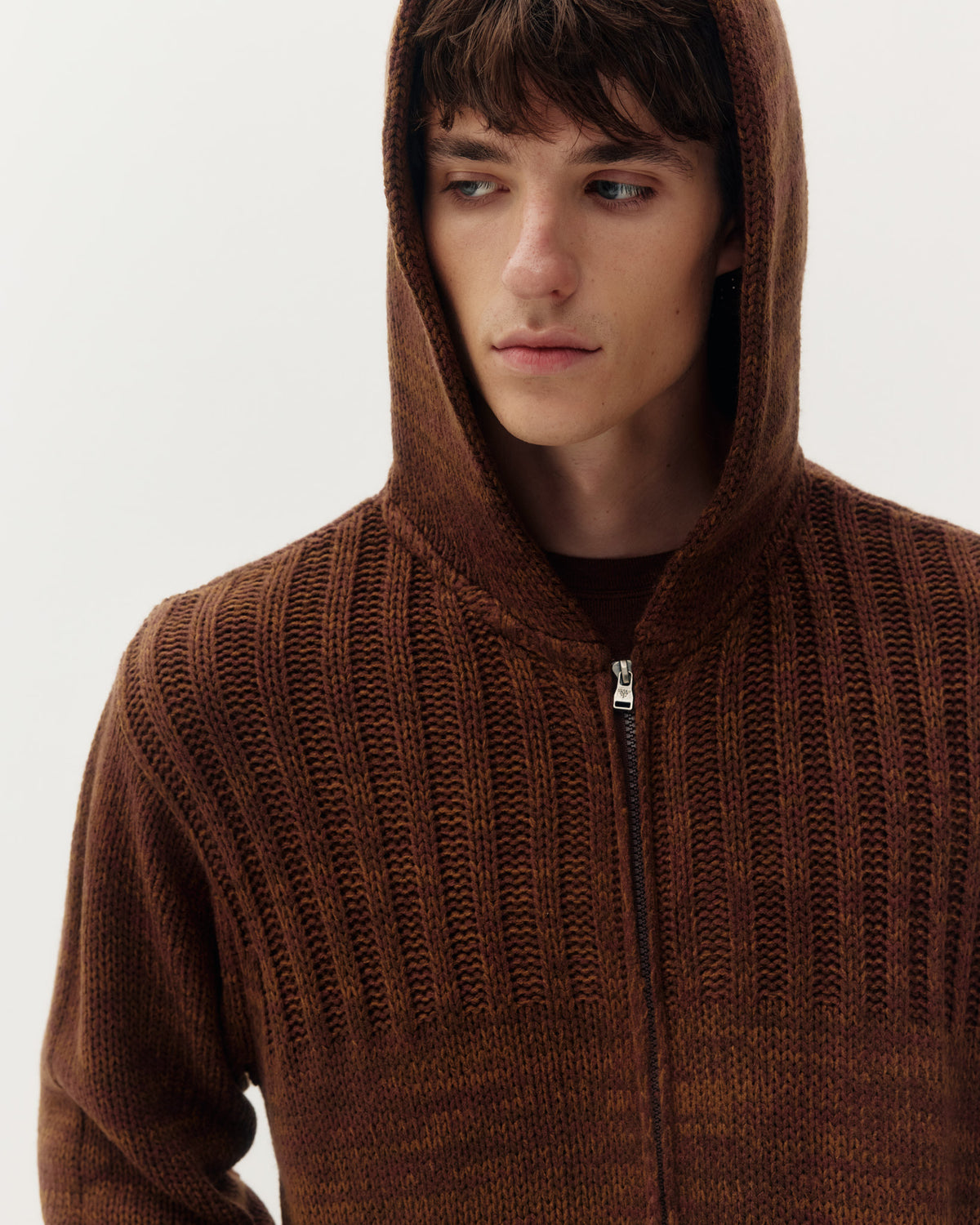 Knitted Zip Hoodie