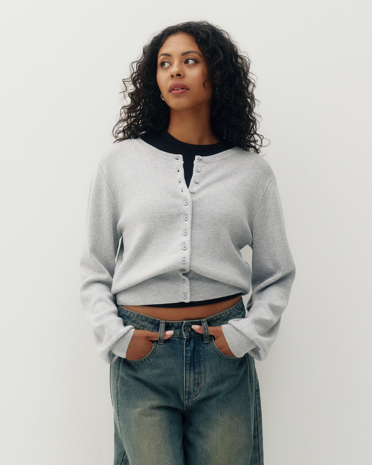 Pullover Two-Way Cardigan