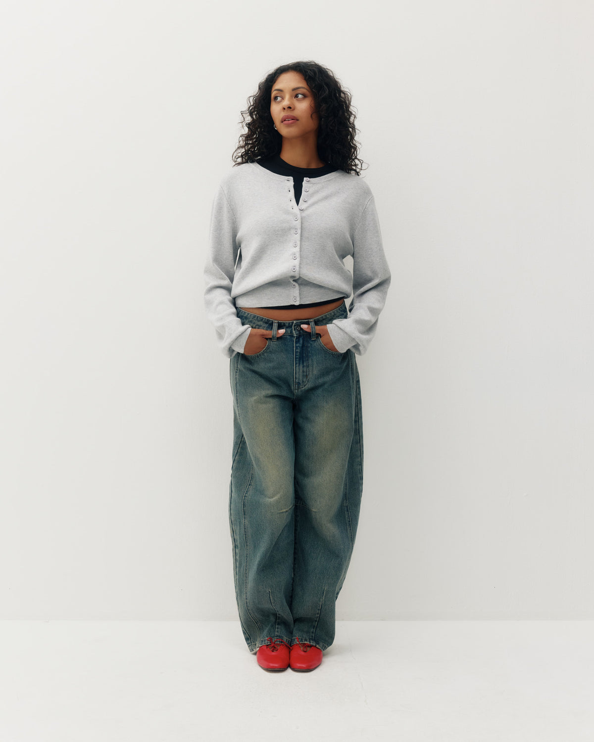 Pullover Two-Way Cardigan