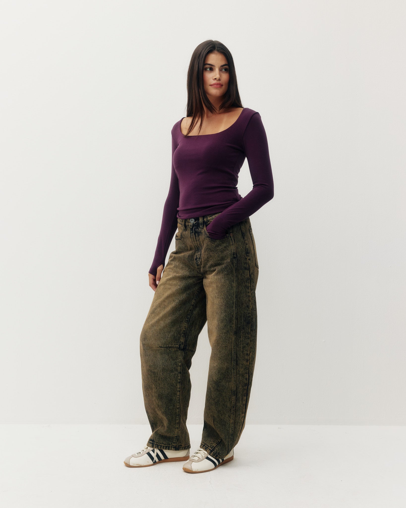 Maeve Lyocell Square Neck