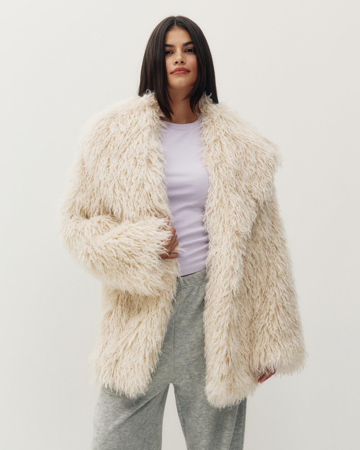 Neige Fuzzy Coat