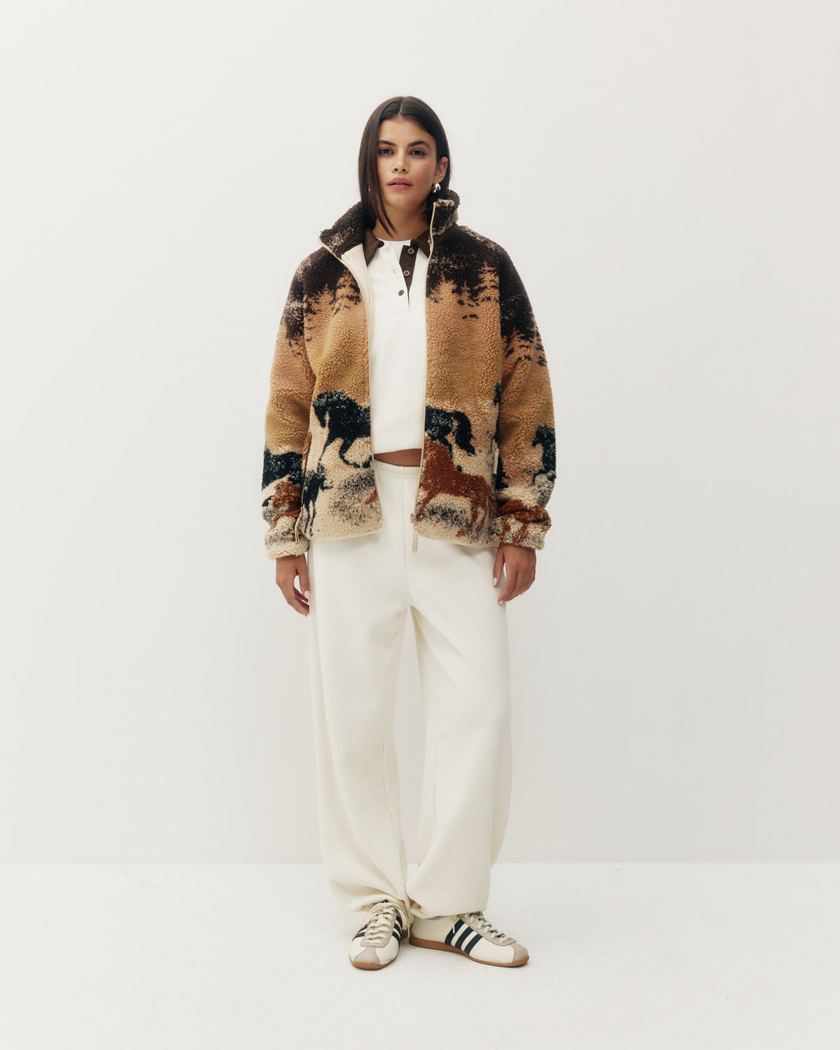 Printed Sherpa Fleece