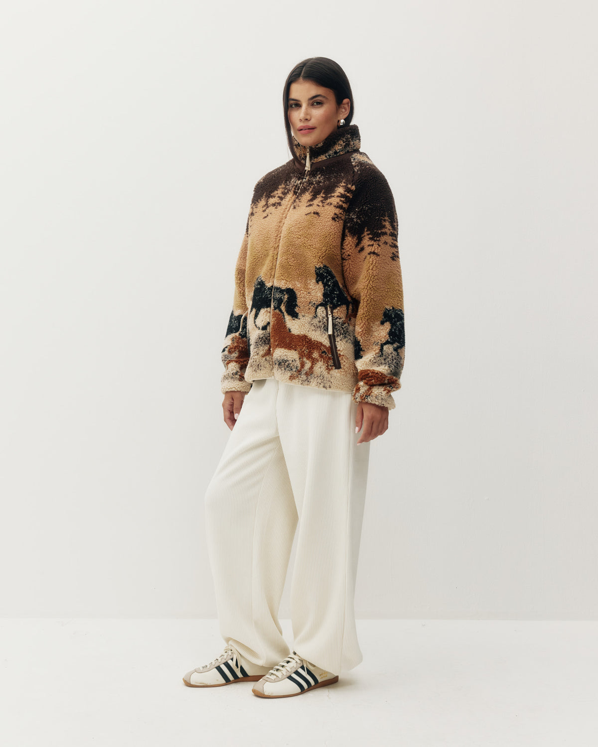 Printed Sherpa Fleece