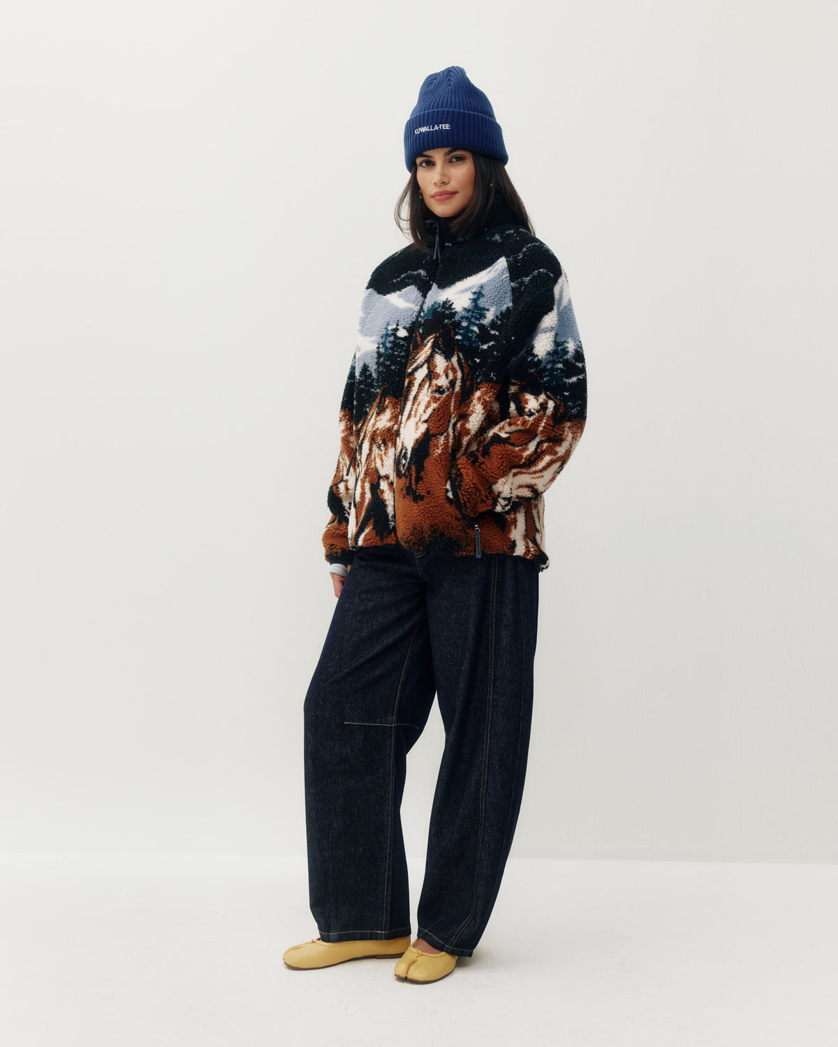 Printed Sherpa Fleece