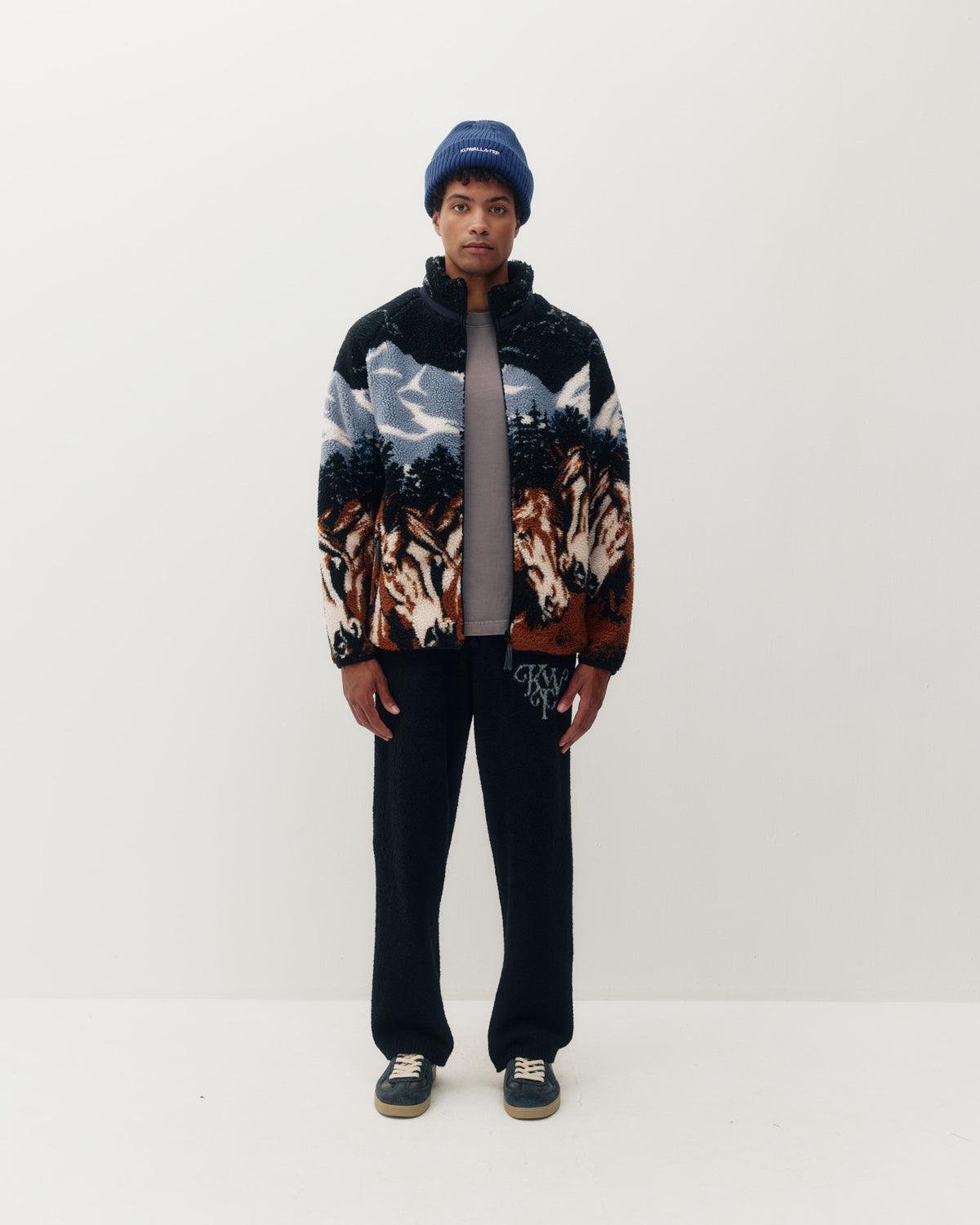 Printed Sherpa Fleece