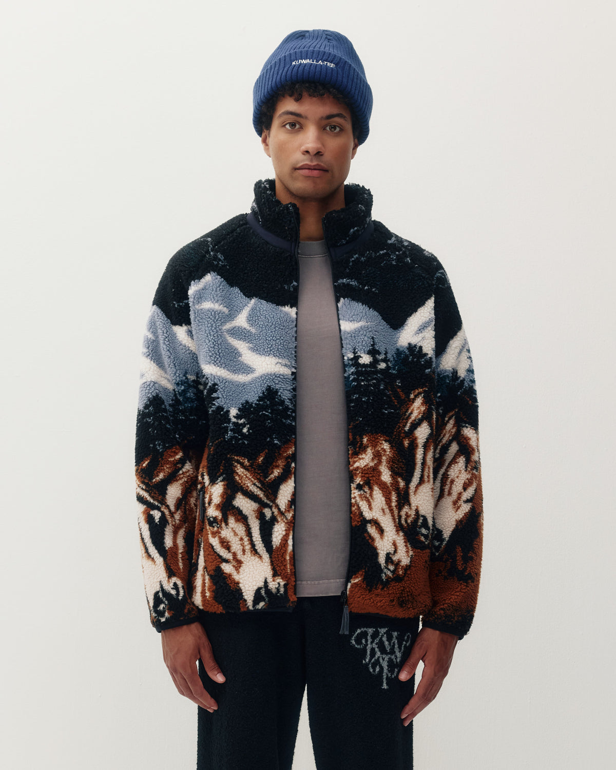 Printed Sherpa Fleece