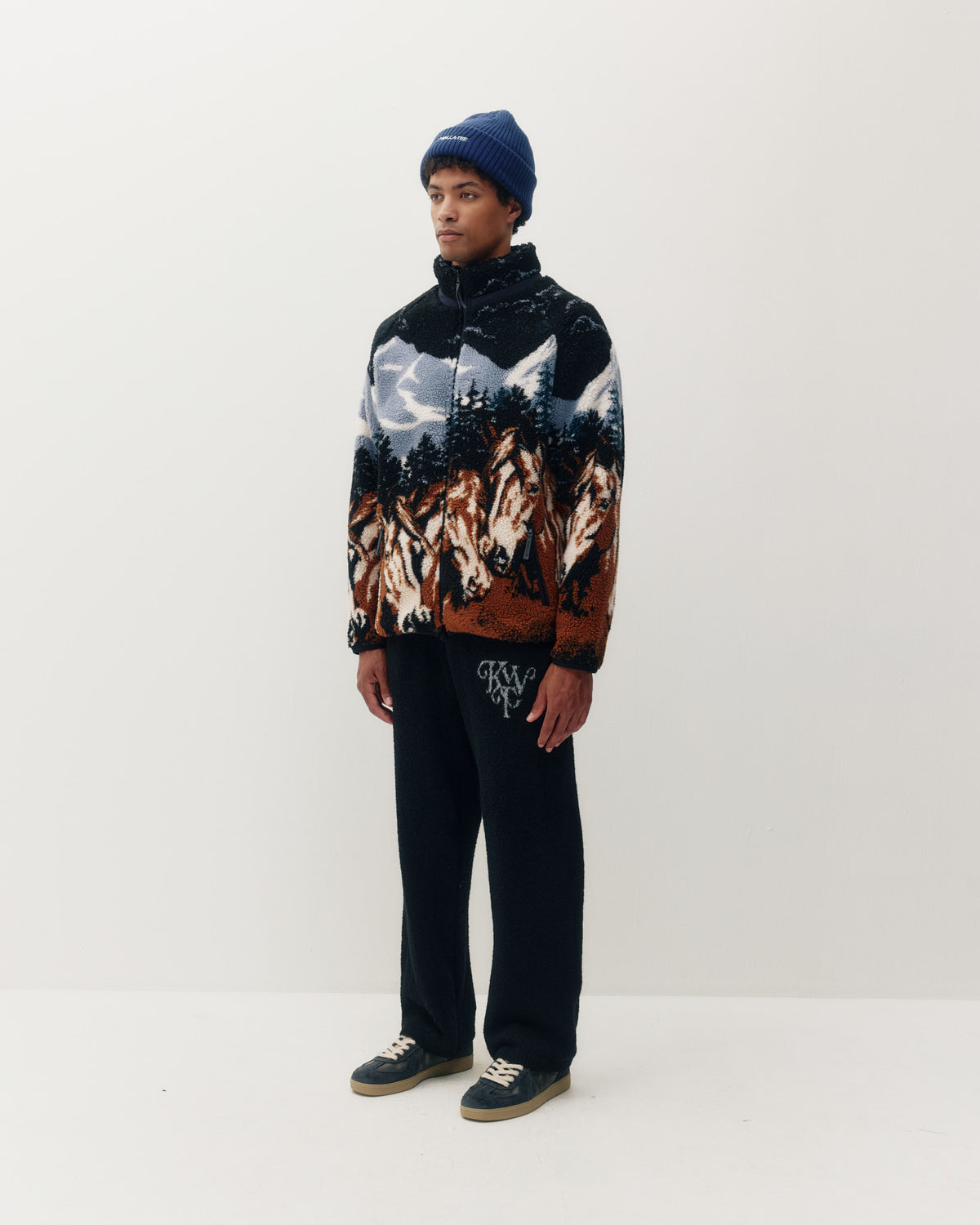 Printed Sherpa Fleece