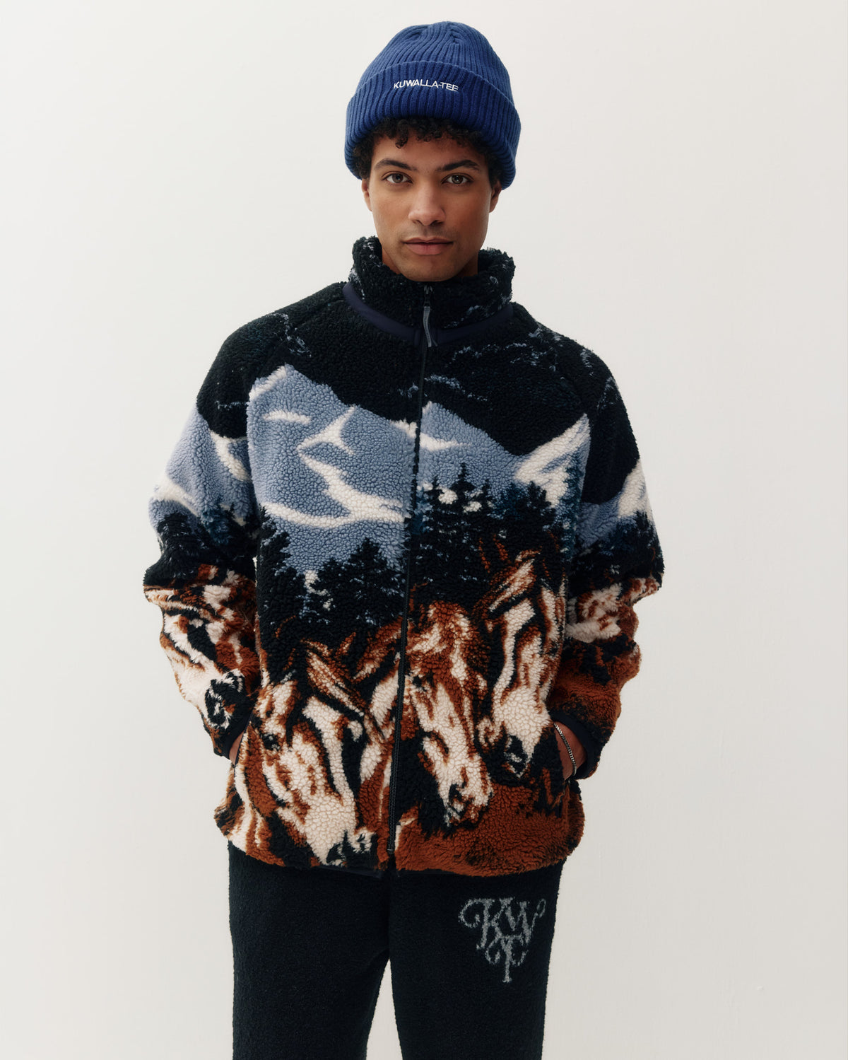 Printed Sherpa Fleece