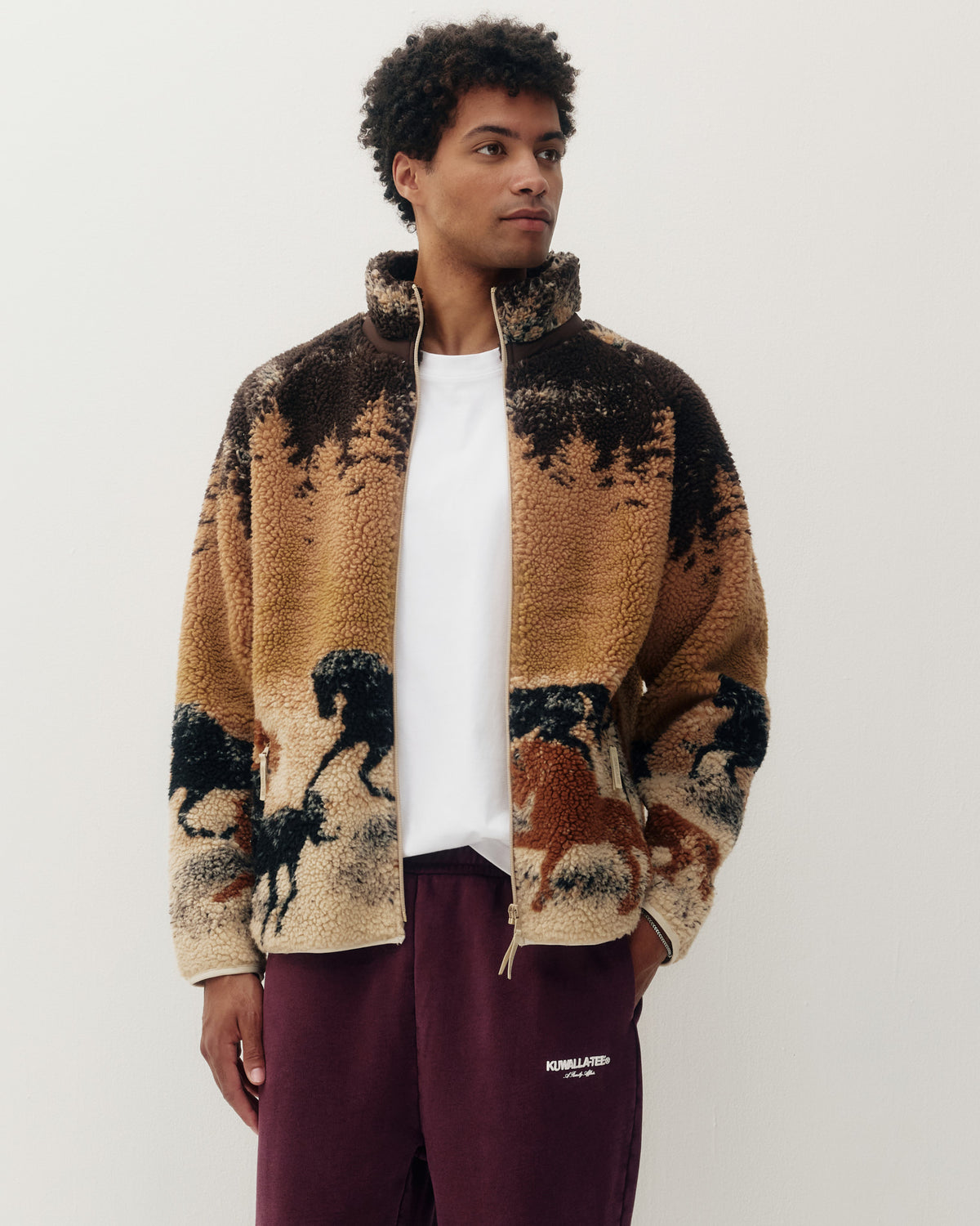 Printed Sherpa Fleece