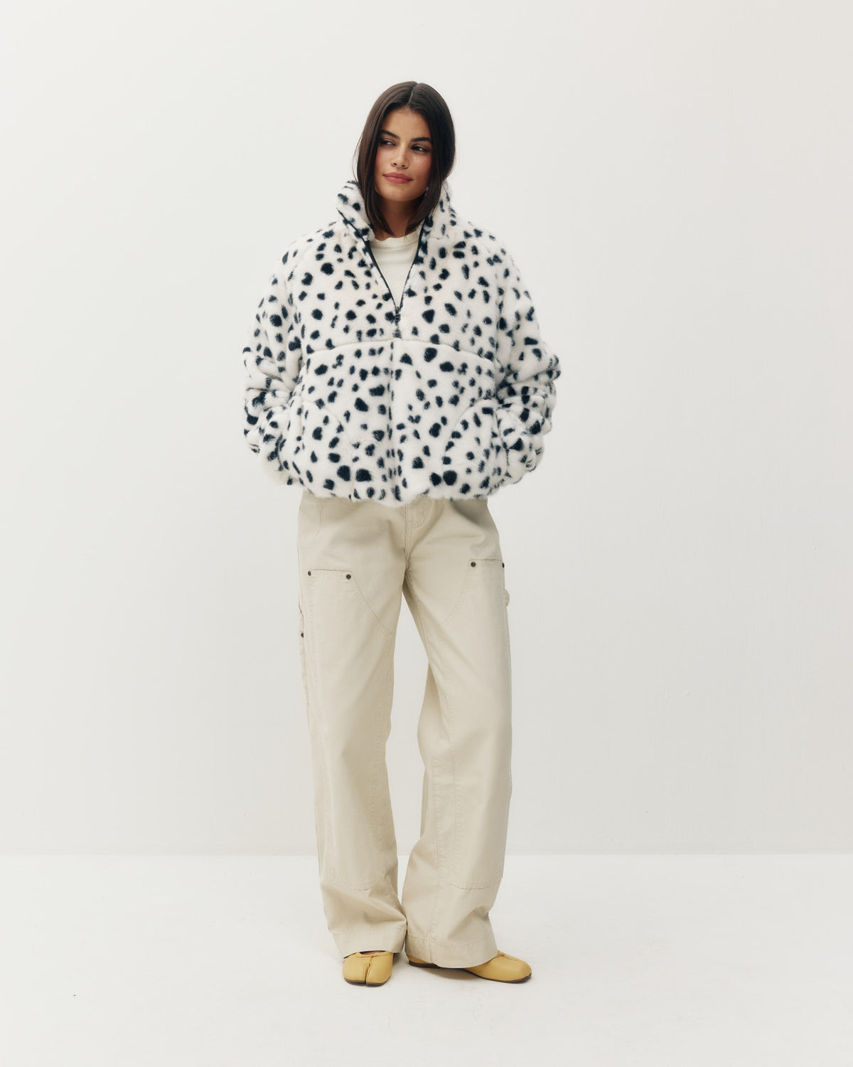 Tachette Faux-Fur Zipup