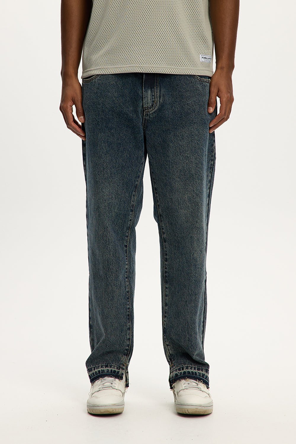 Raw Edge Loose Denim