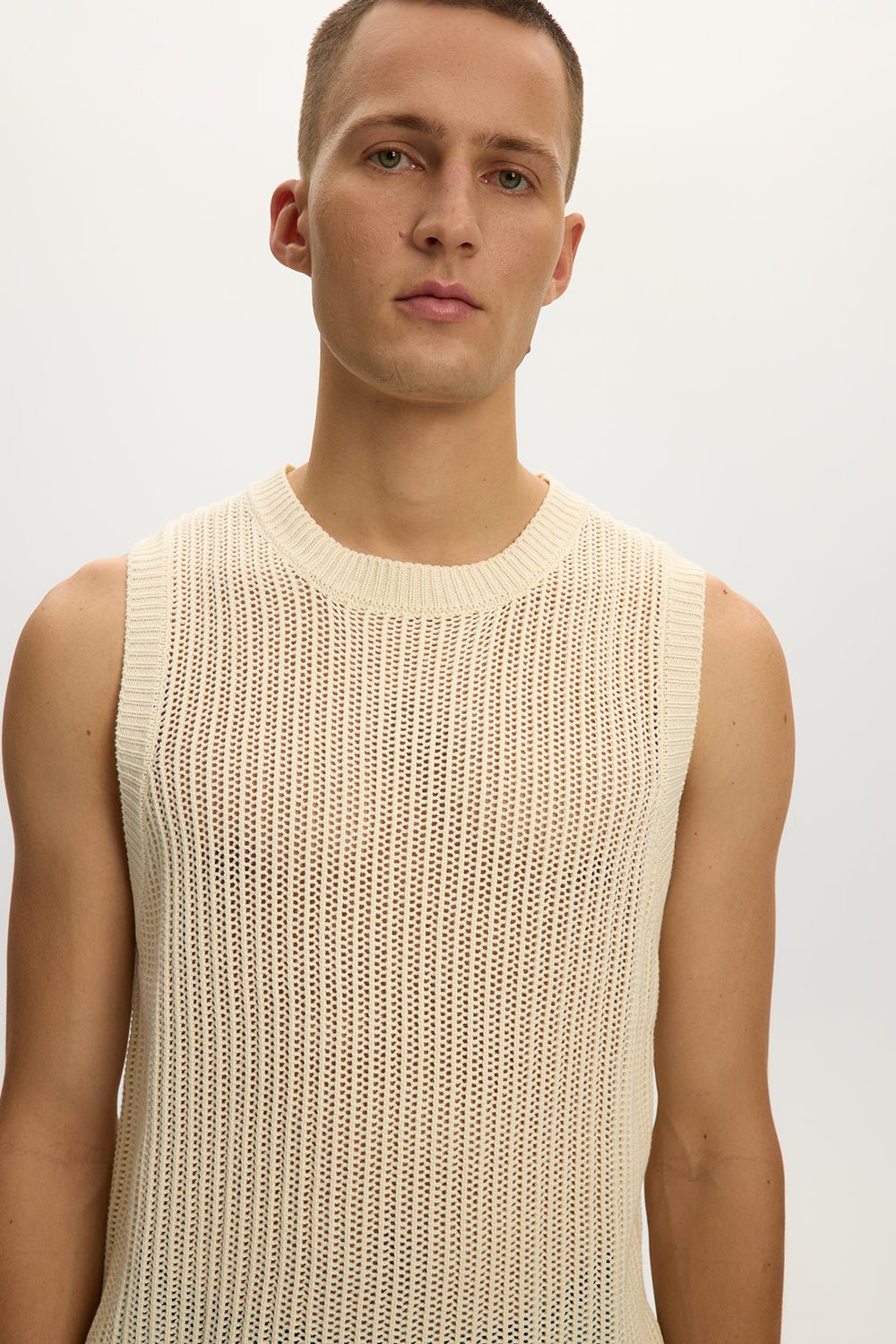 Knitted Sleeveless Vest