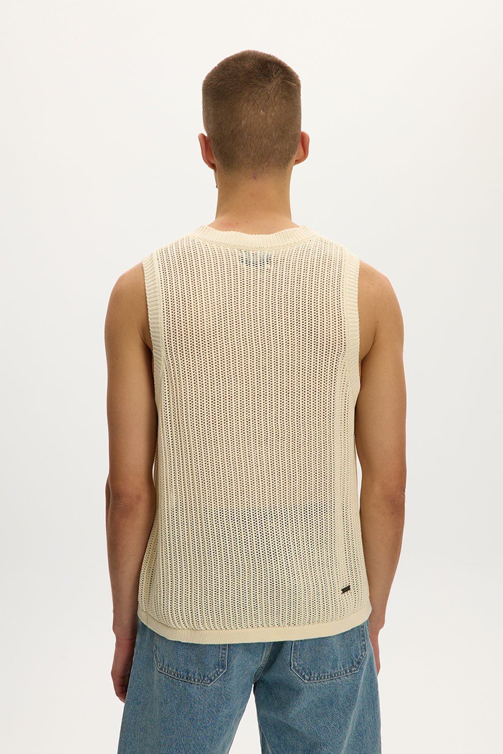 Knitted Sleeveless Vest