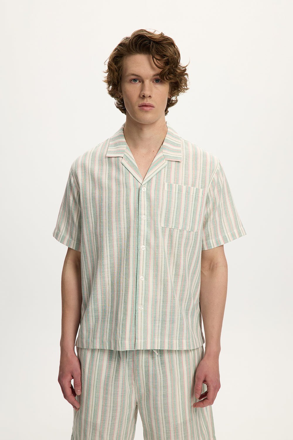 Linen Stripe Shirt