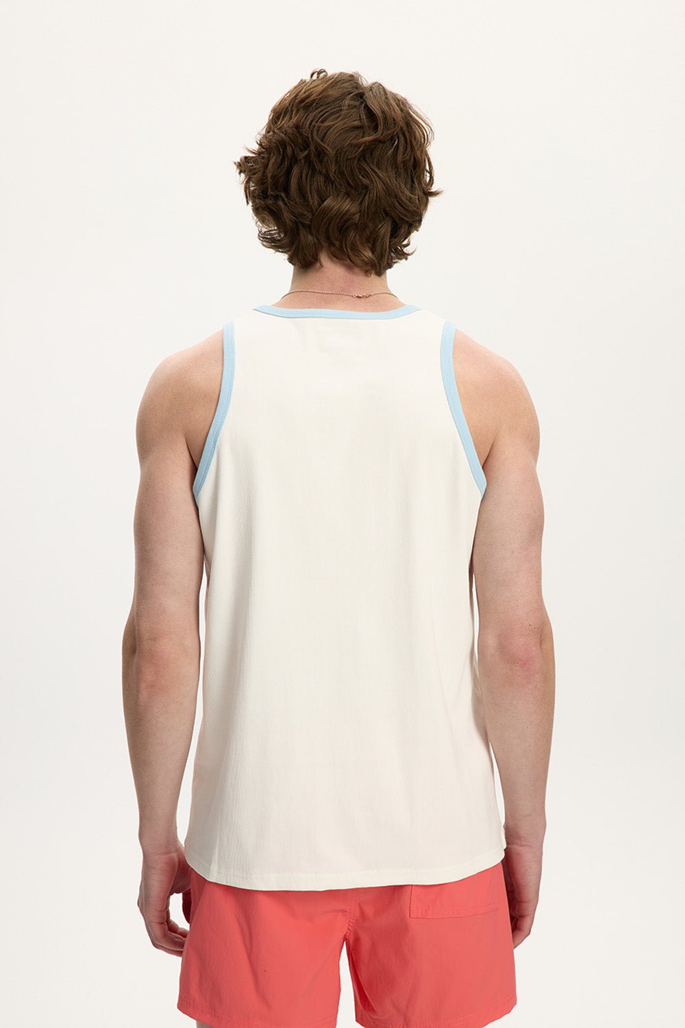 Contrast Essential Rib Tank Top