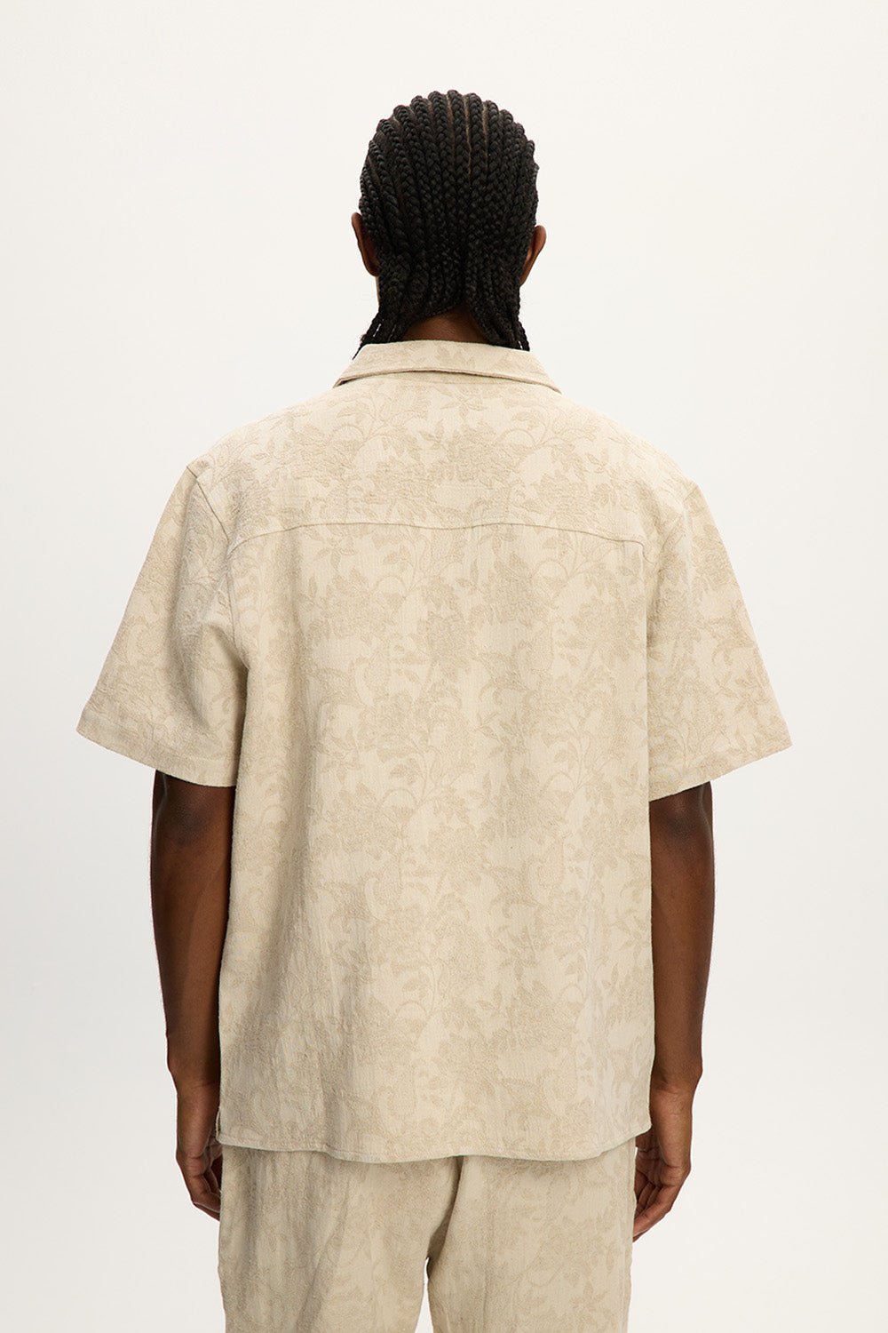 Jacquared Linen Shirt