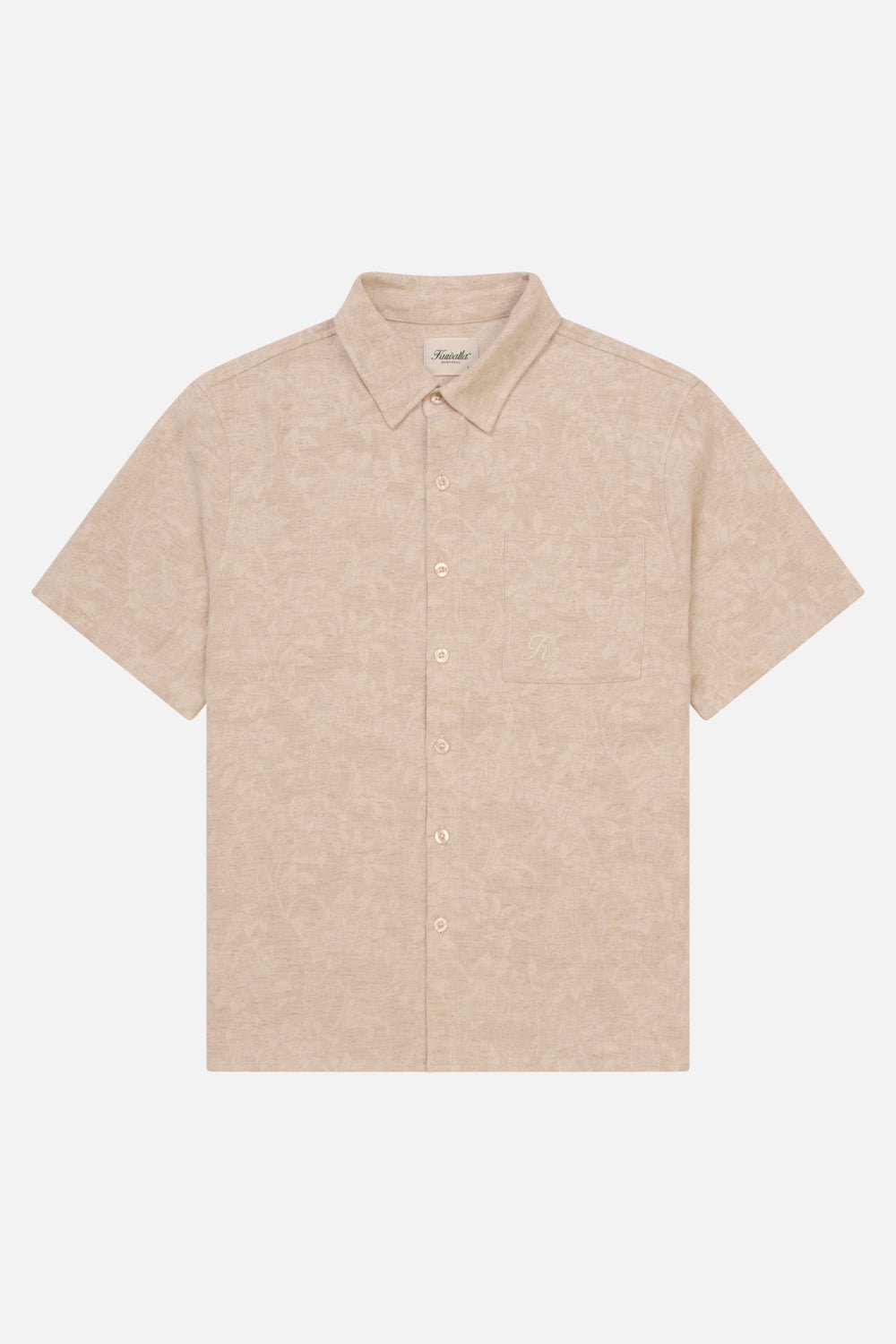 Jacquared Linen Shirt