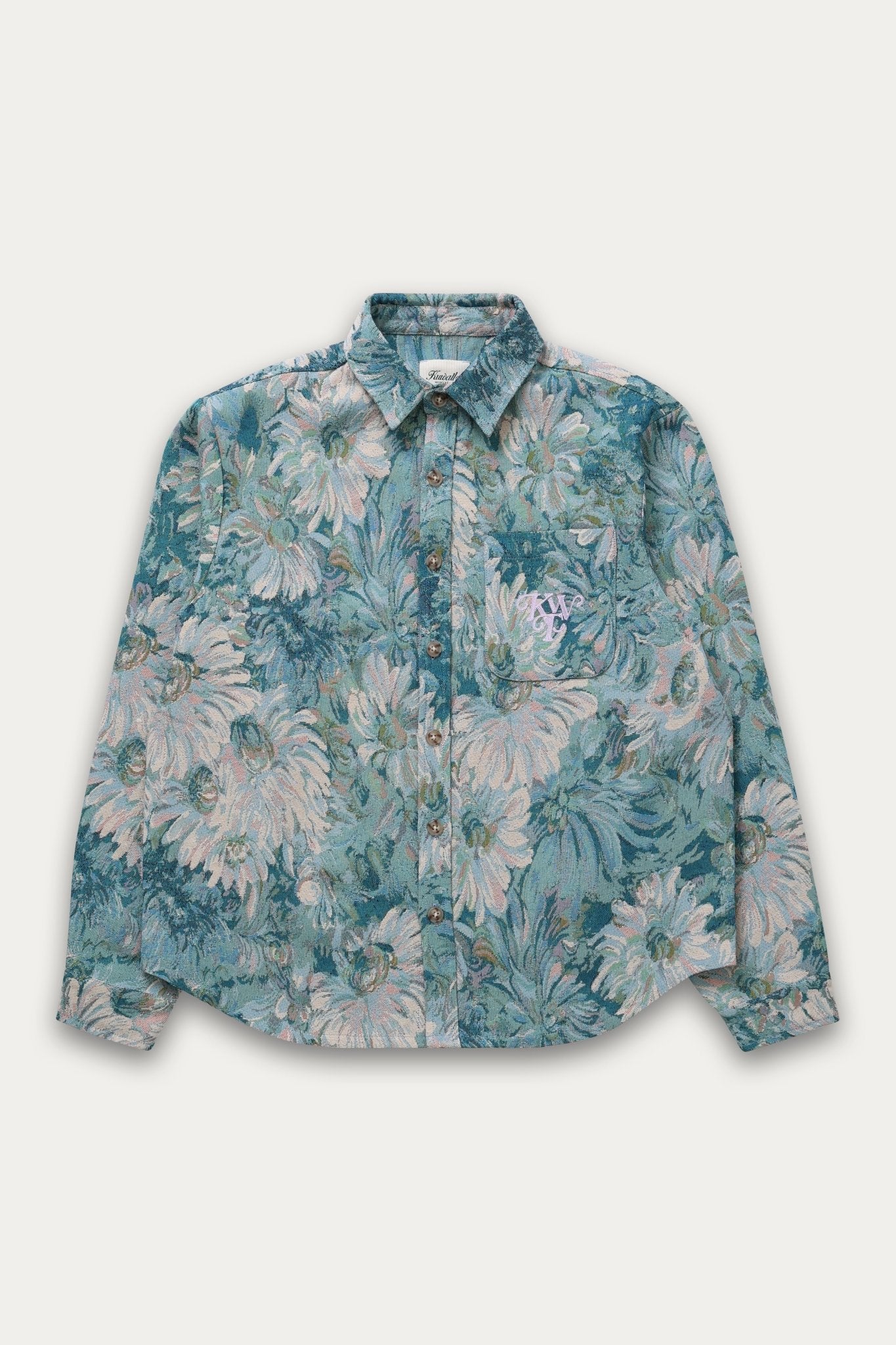 Floral Watercolor Tapestry Shirt
