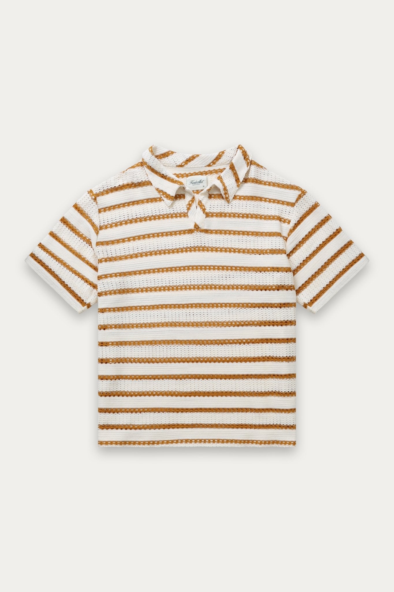 Polo rayé respirant