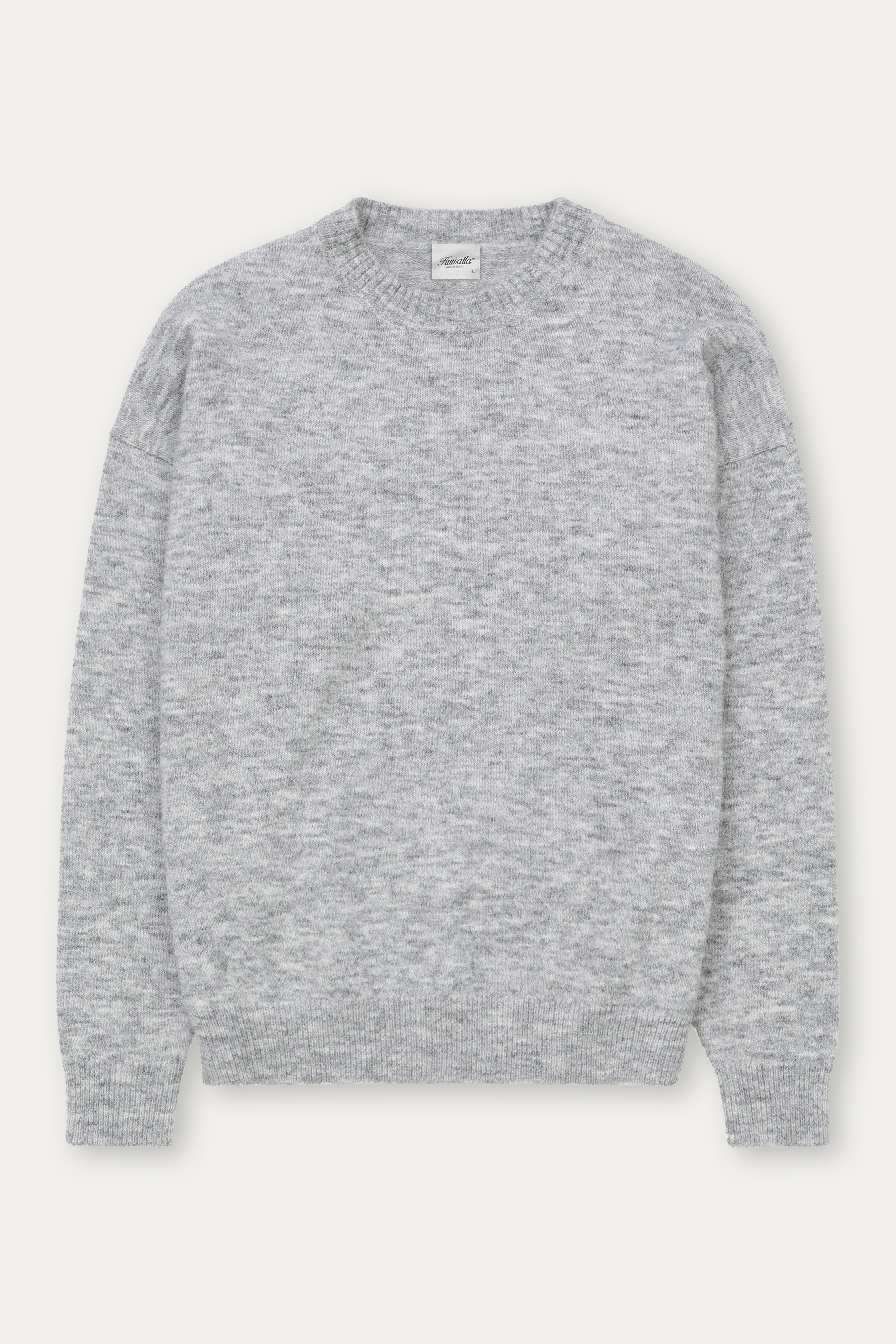 Brushed Knit Crew