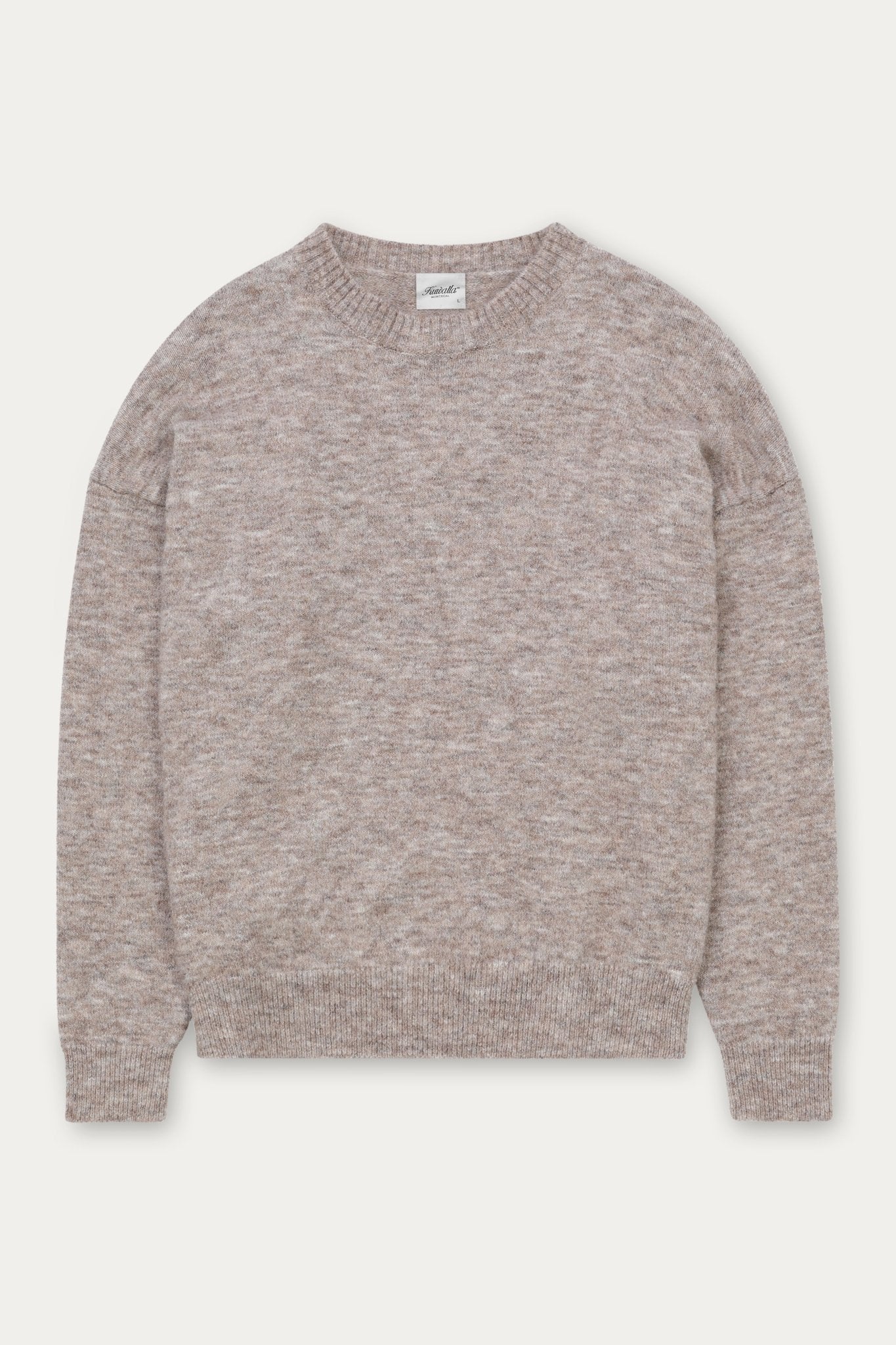 Brushed Knit Crew