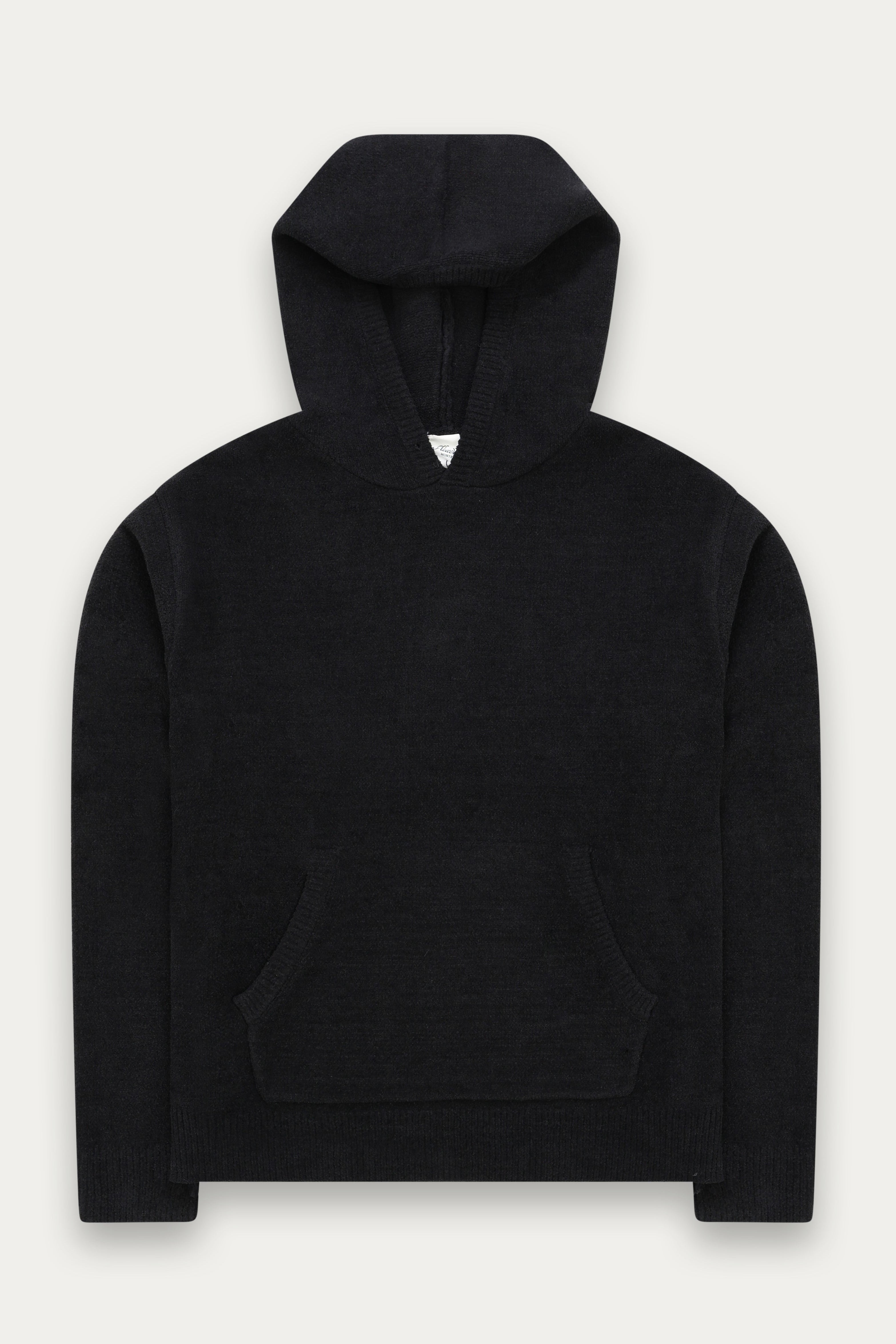 Textured Knit Hoodie