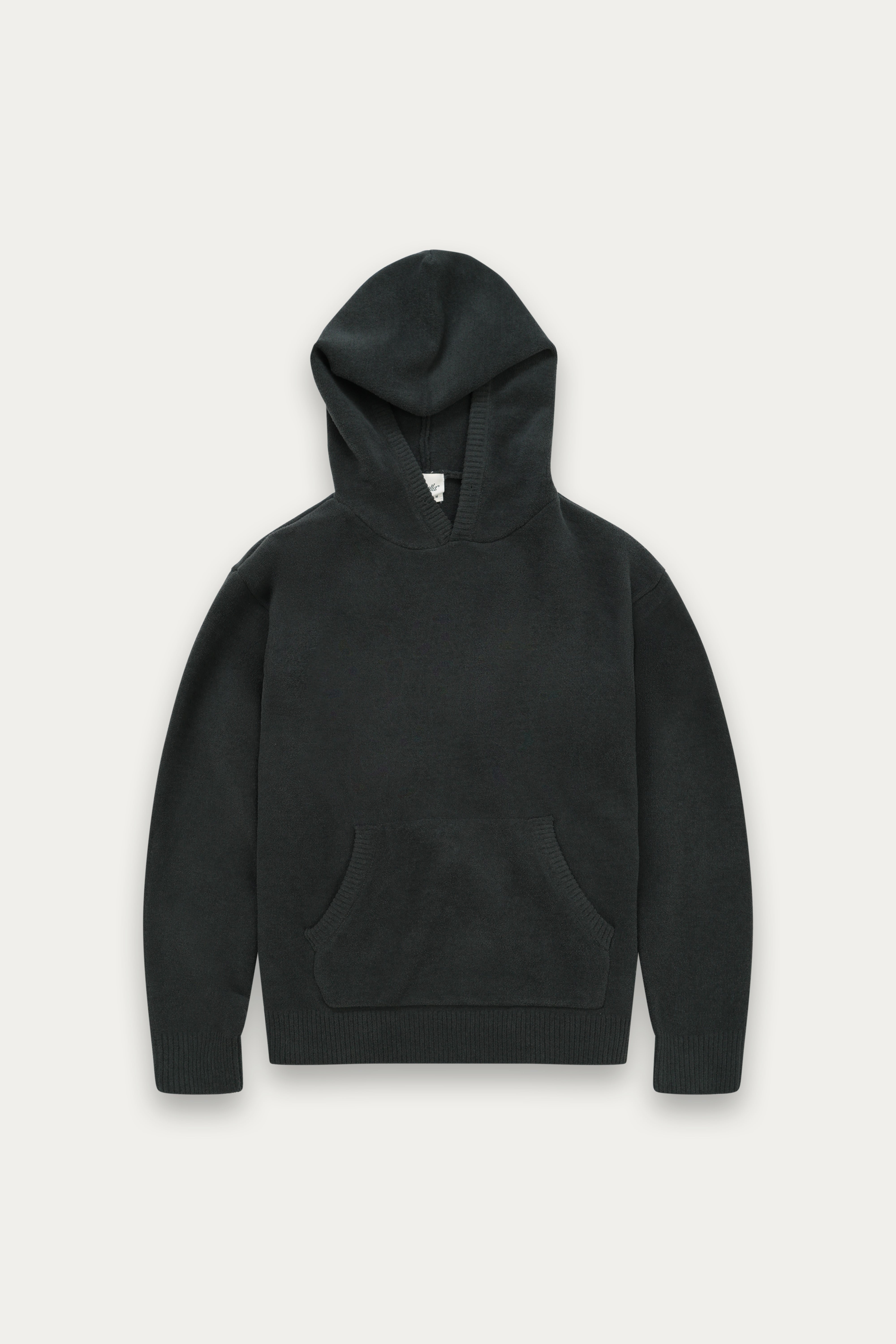 Textured Knit Hoodie
