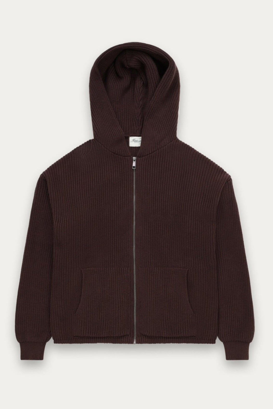 Knitted Zip Hoodie
