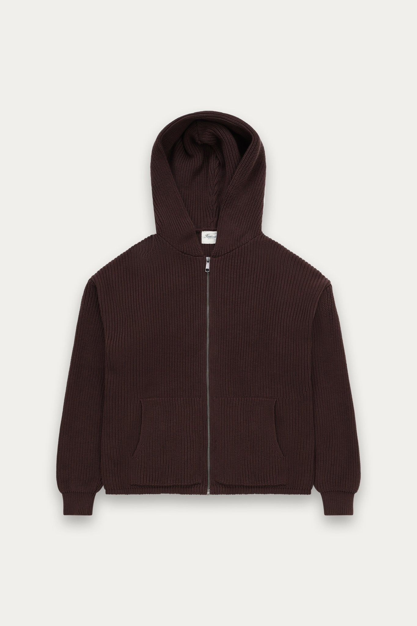 Knitted Zip Hoodie