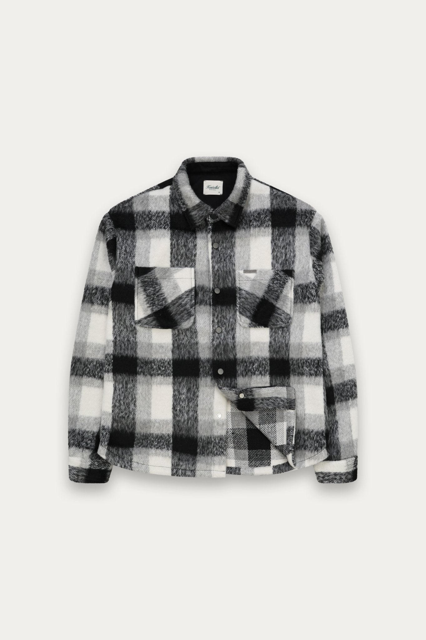 Snap Plaid Overshirt