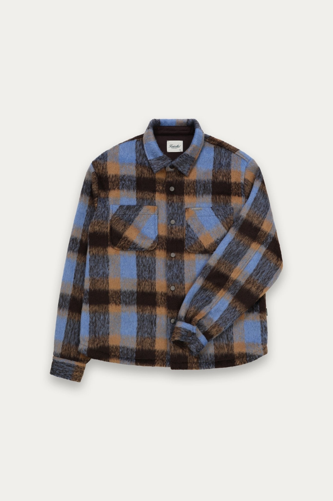 Snap Plaid Overshirt
