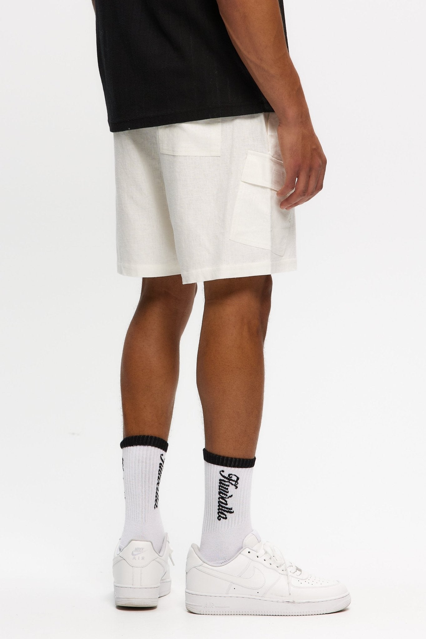 Linen Cargo Short