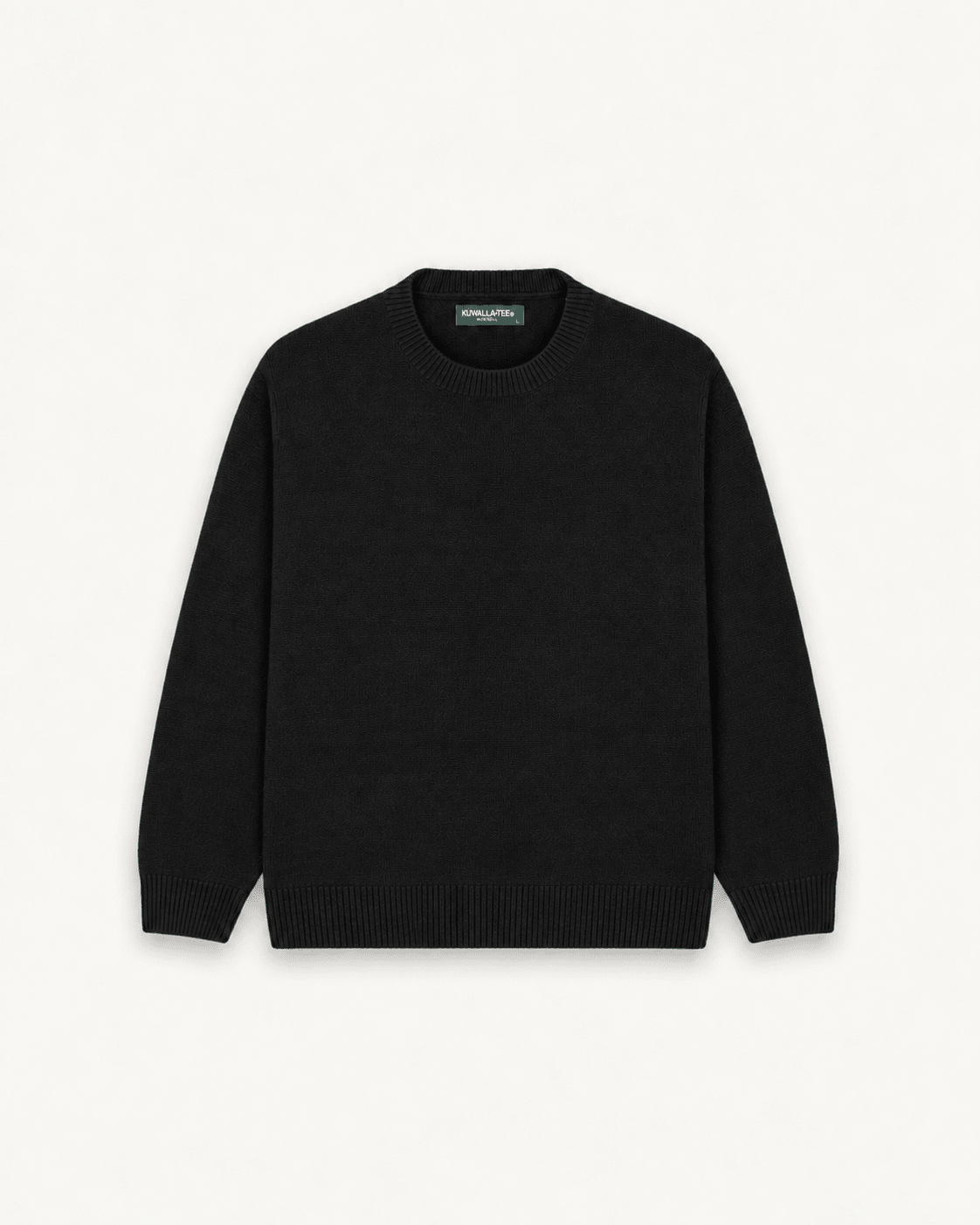 Textured Knit Crew