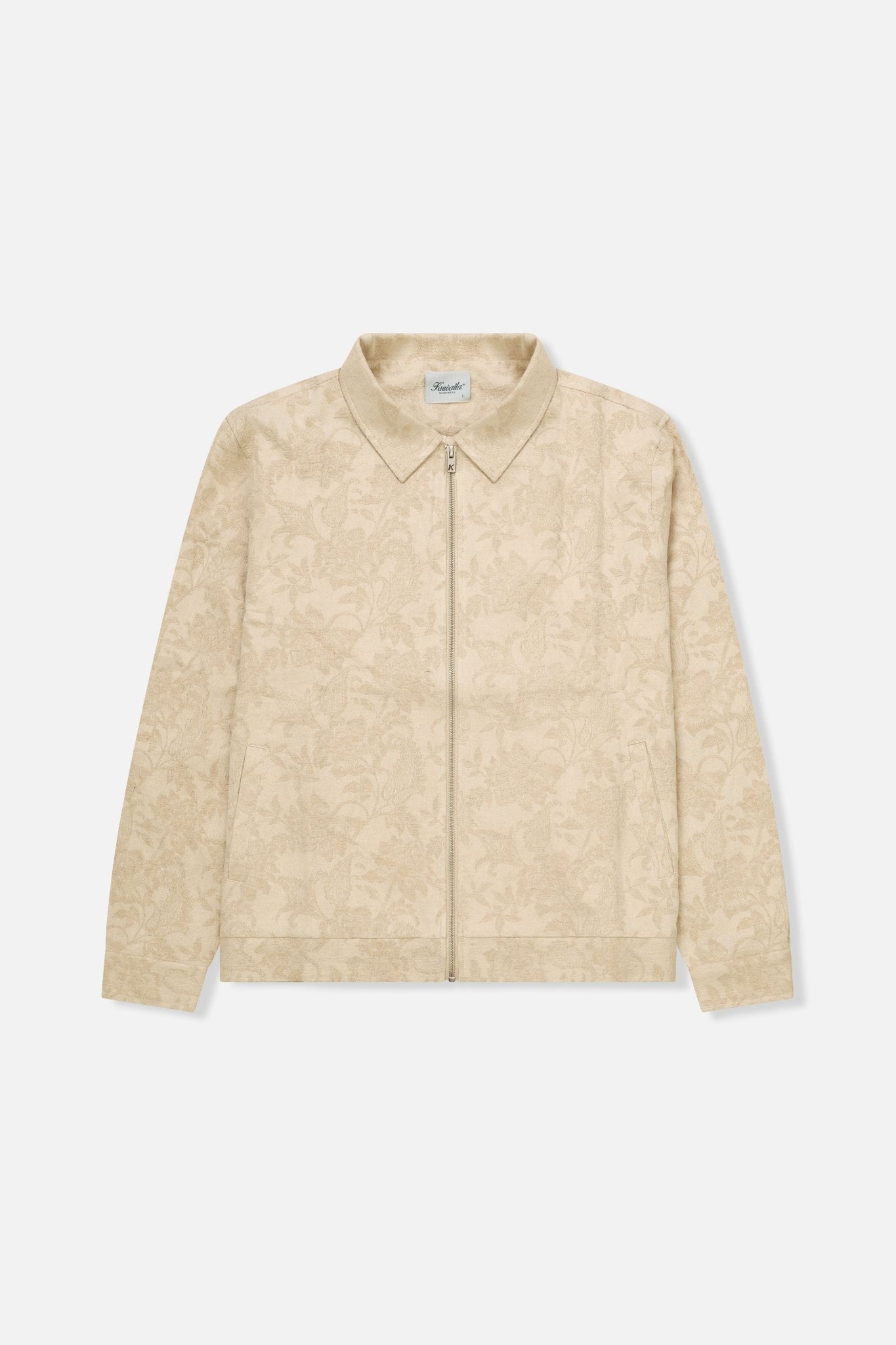 Jacquard Linen Shacket