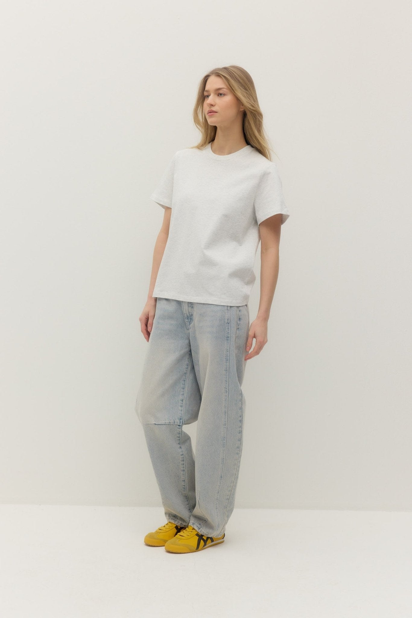 T-shirt en coton coupe boyfriend