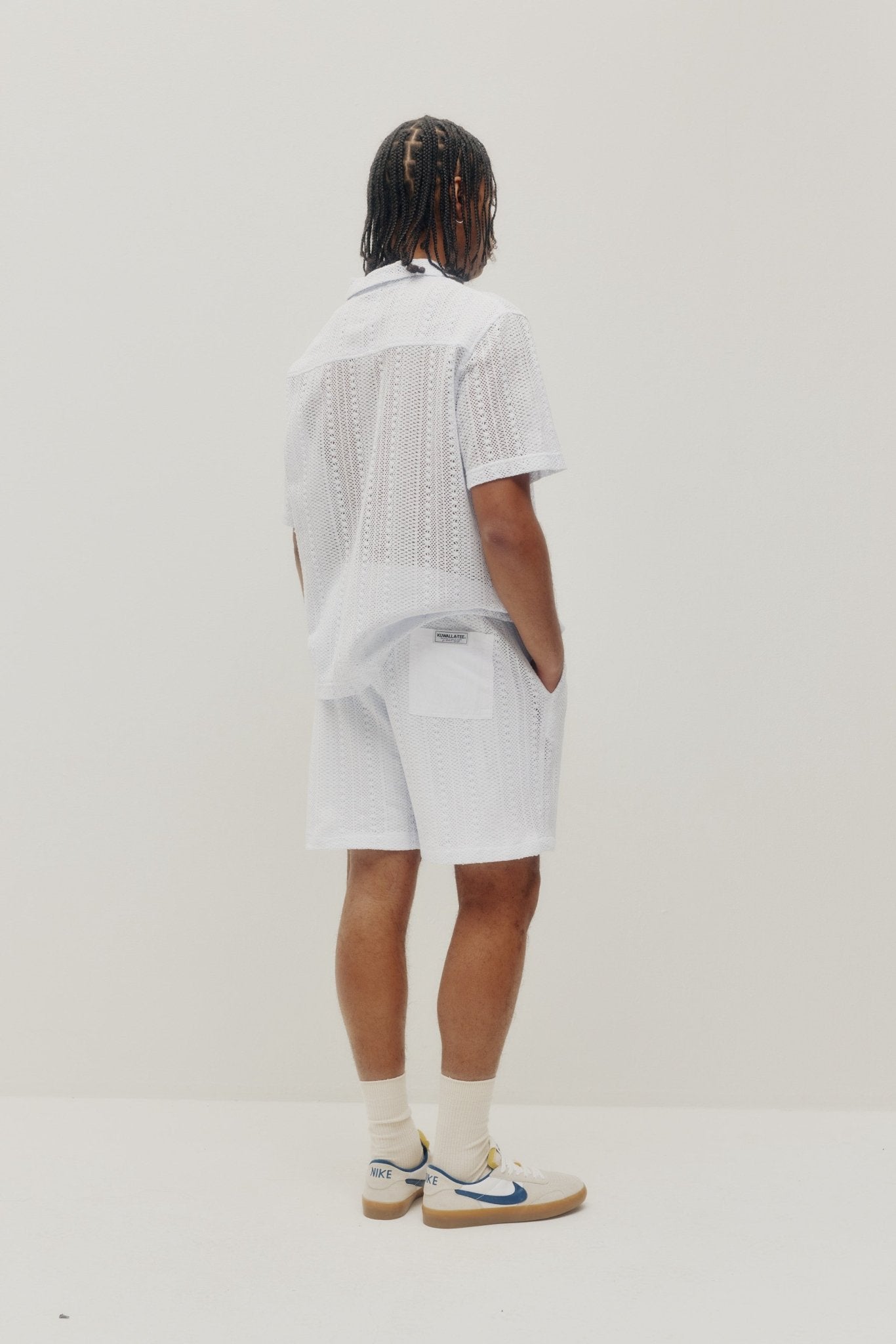 Chemise coupe droite en crochet