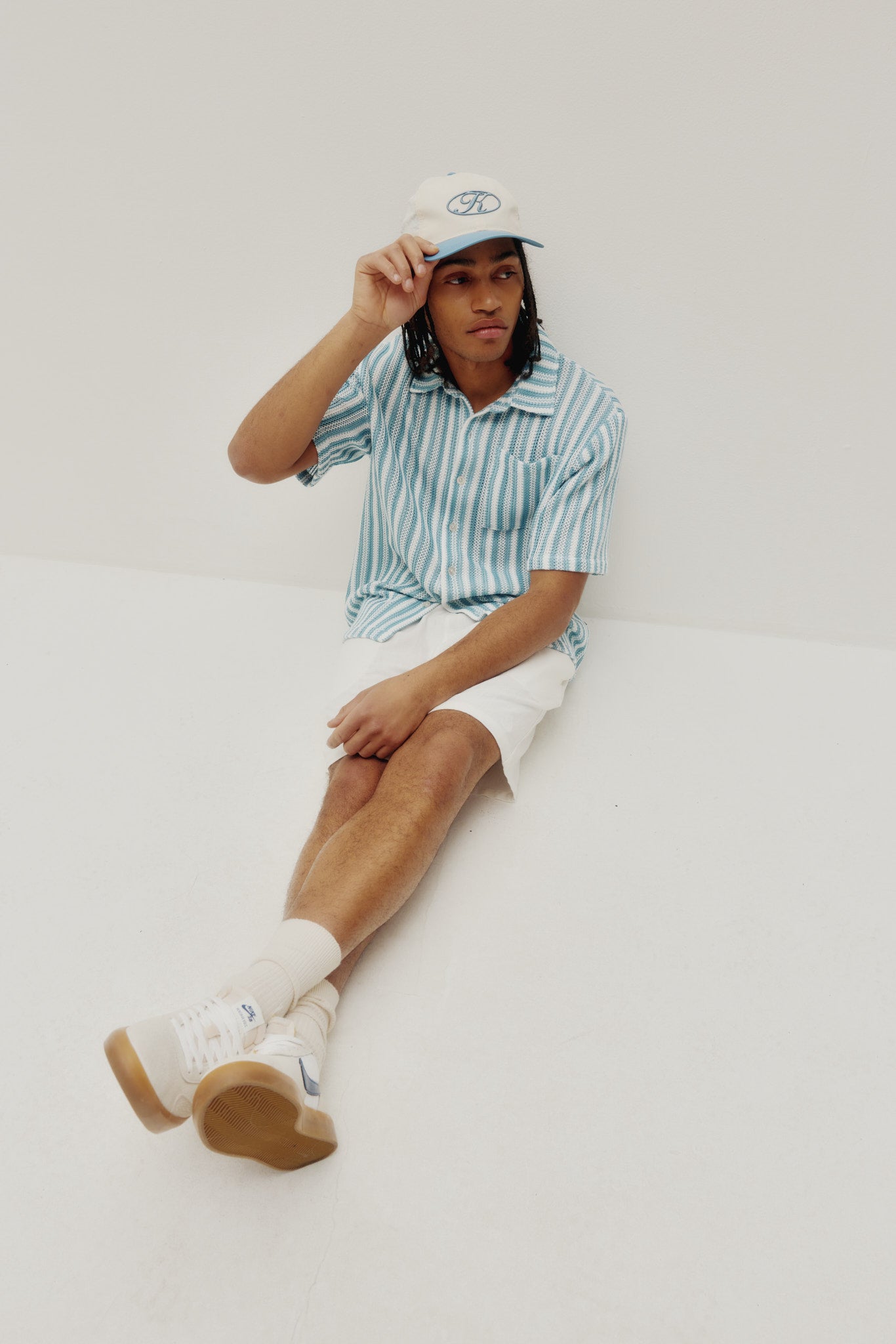 Crochet Stripe Shirt