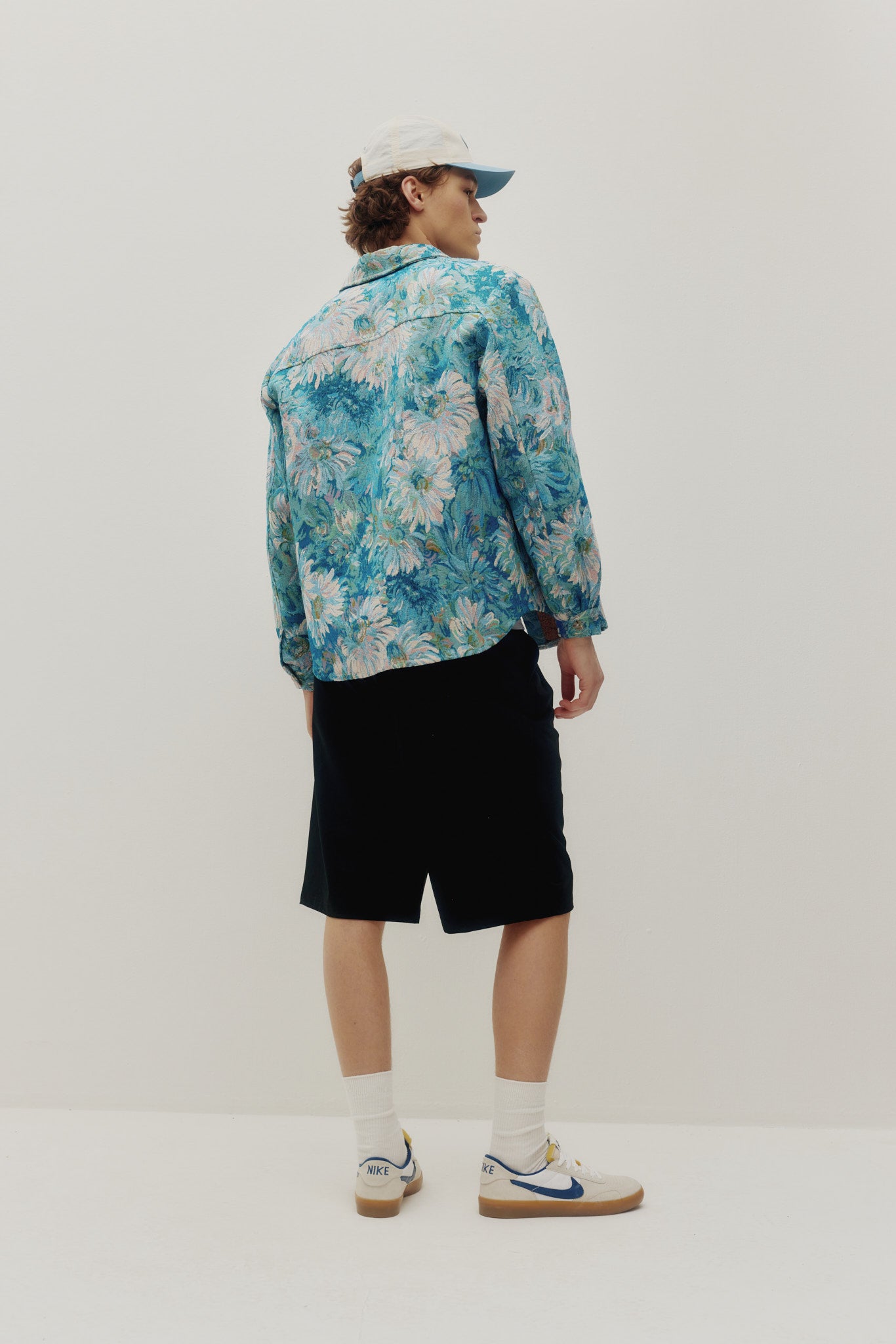 Floral Watercolor Tapestry Shirt