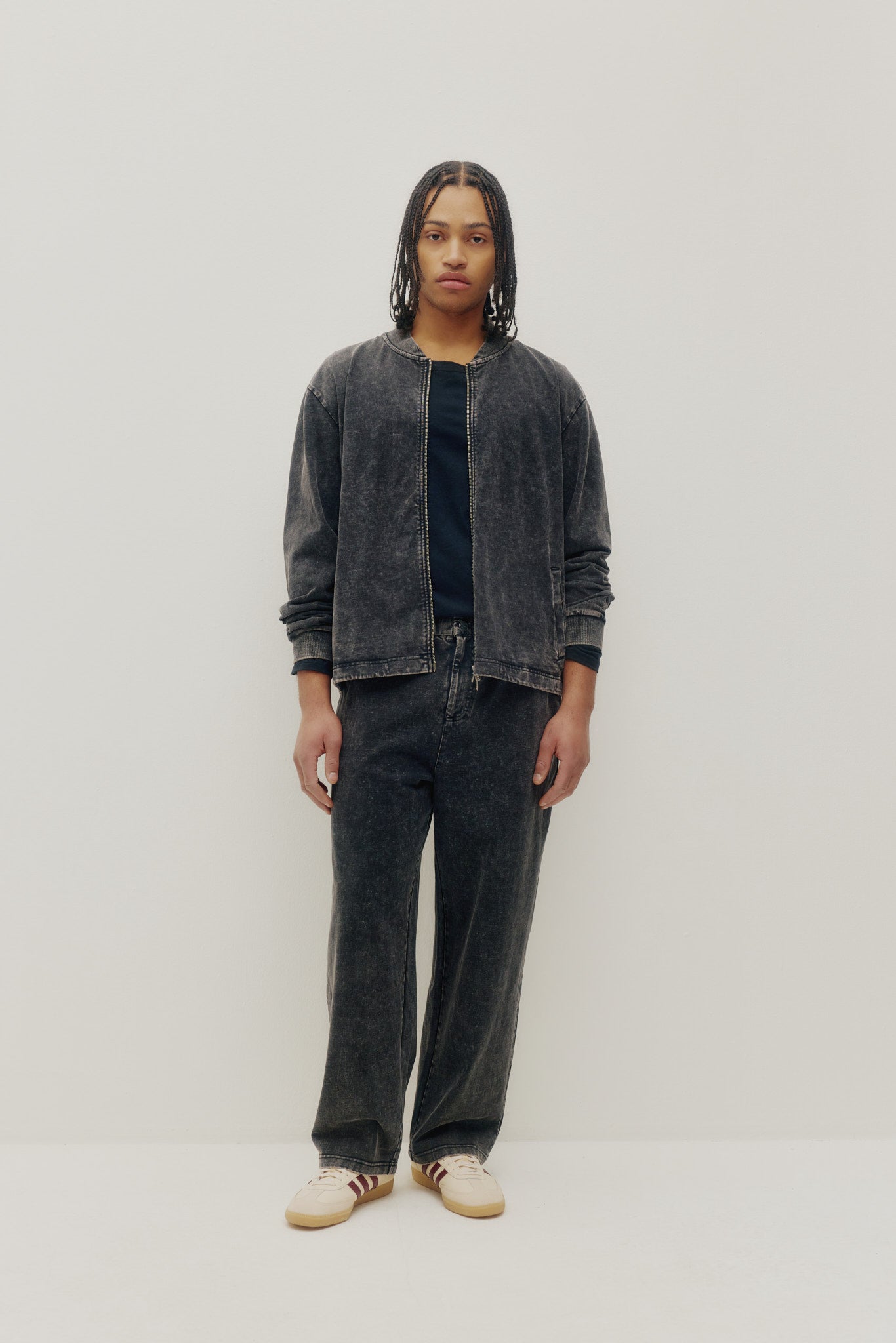 Sweat-shirt bomber en jersey