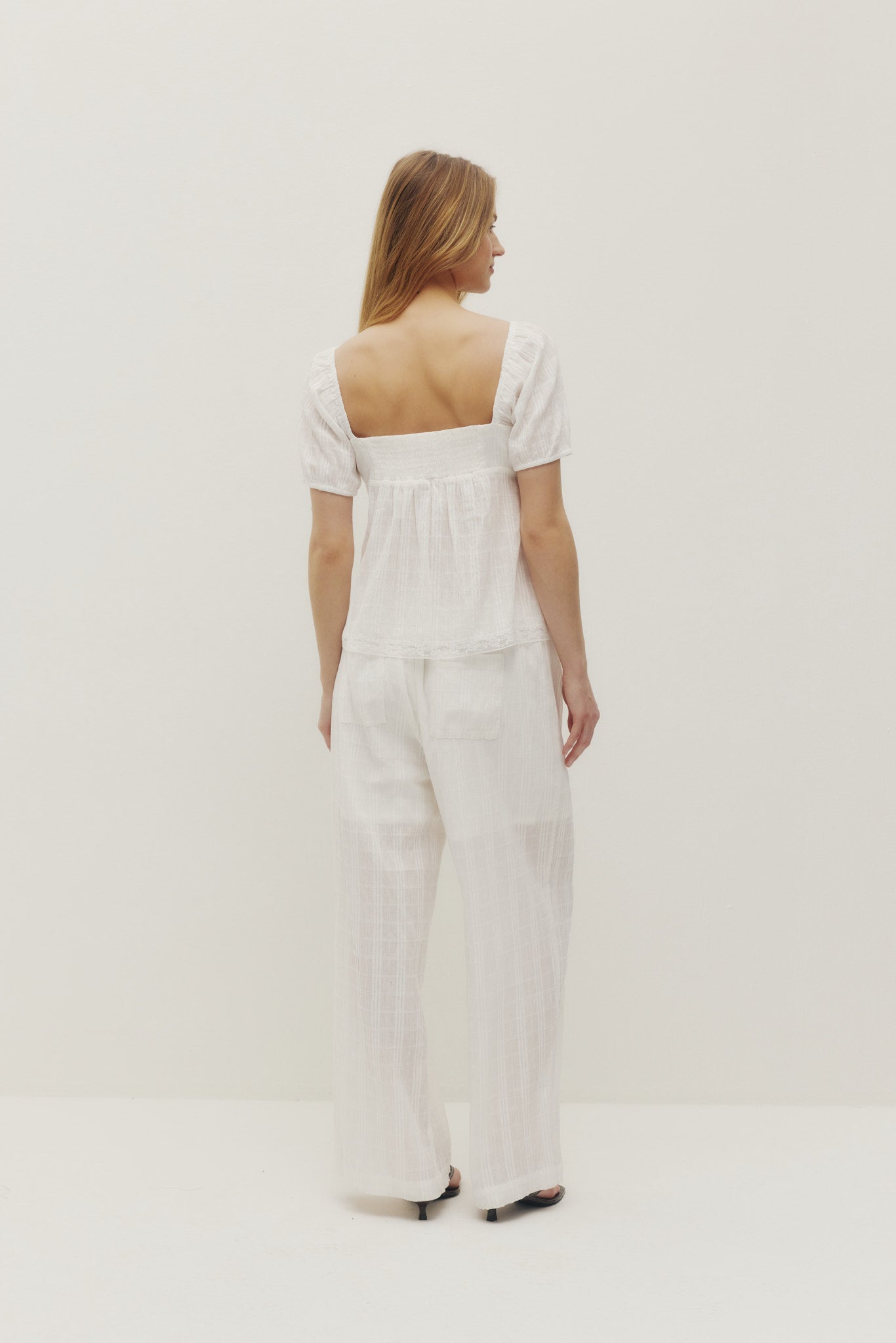 Vanna Smocking Wideleg (Lined)