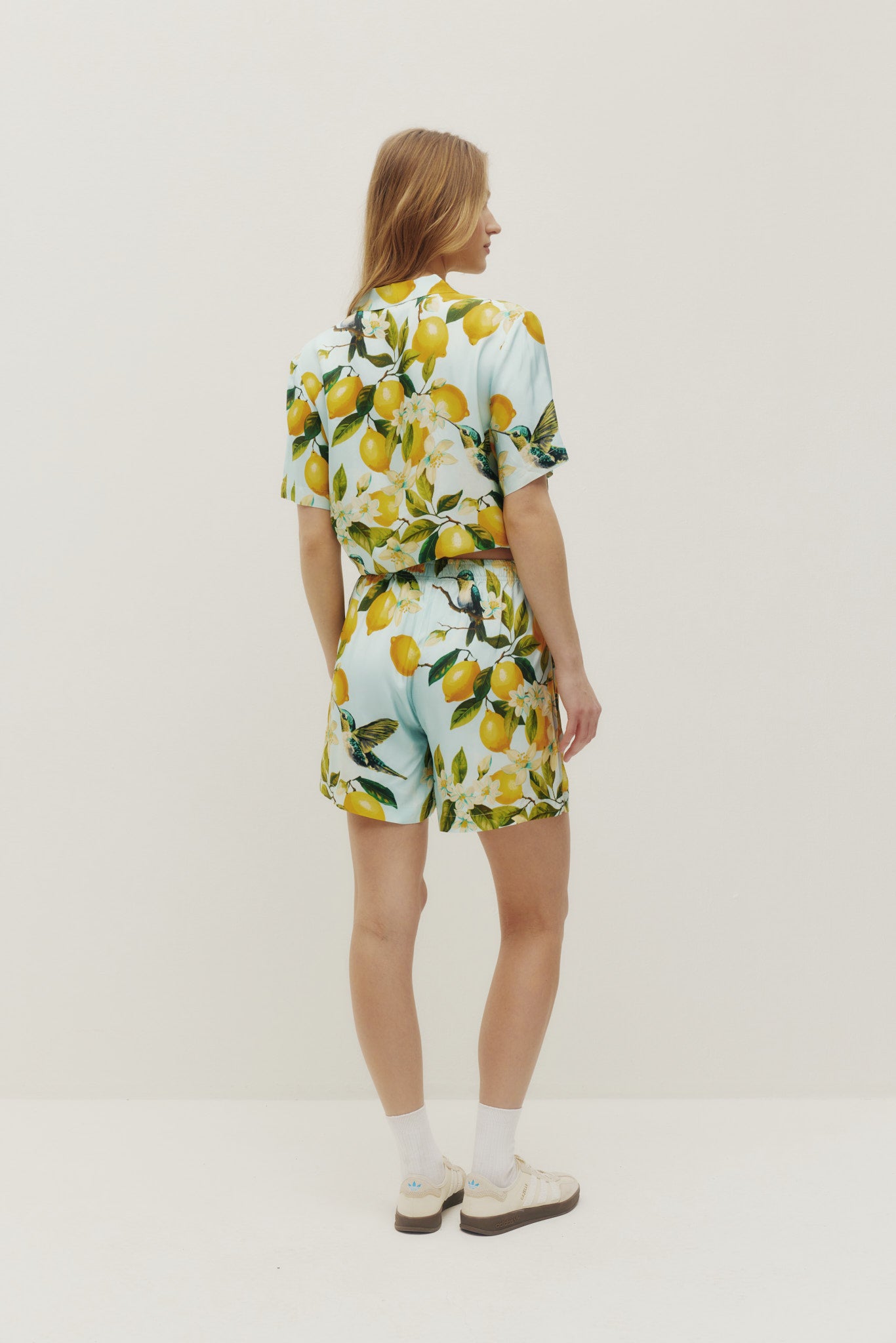 Lemon Hummingbird Beach Shirt