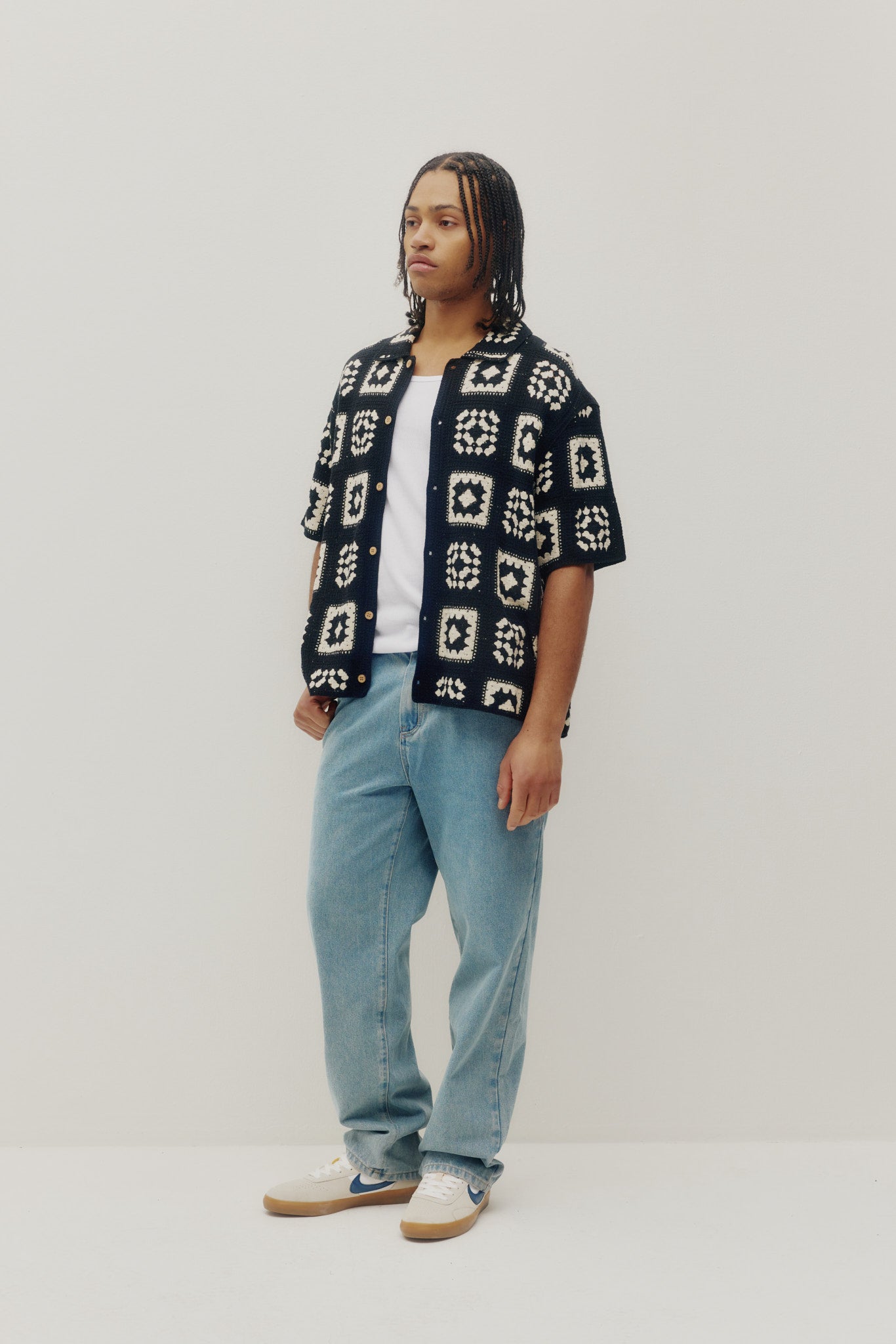 Knitted Quilt Shirt