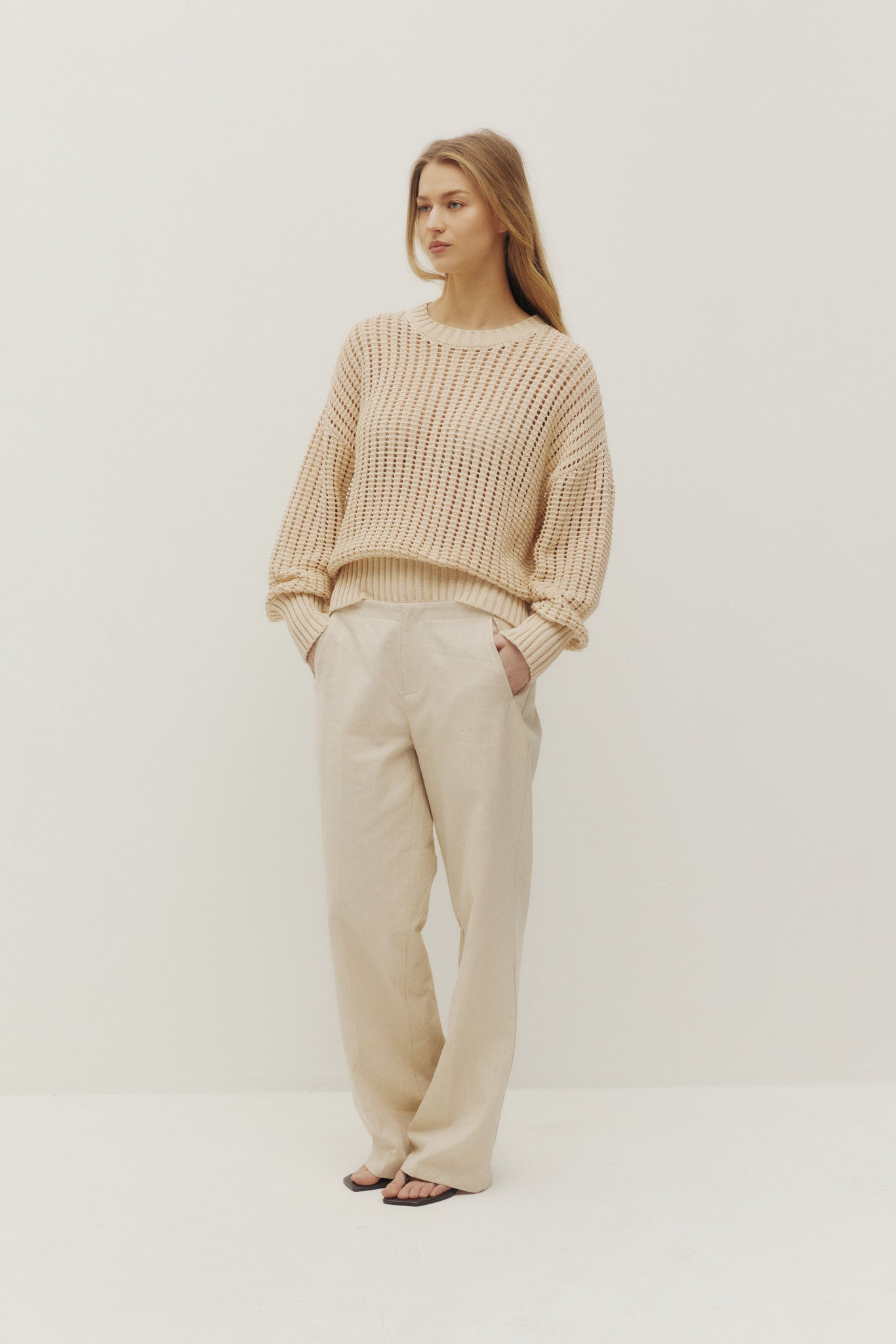 Kyla Net Sweater