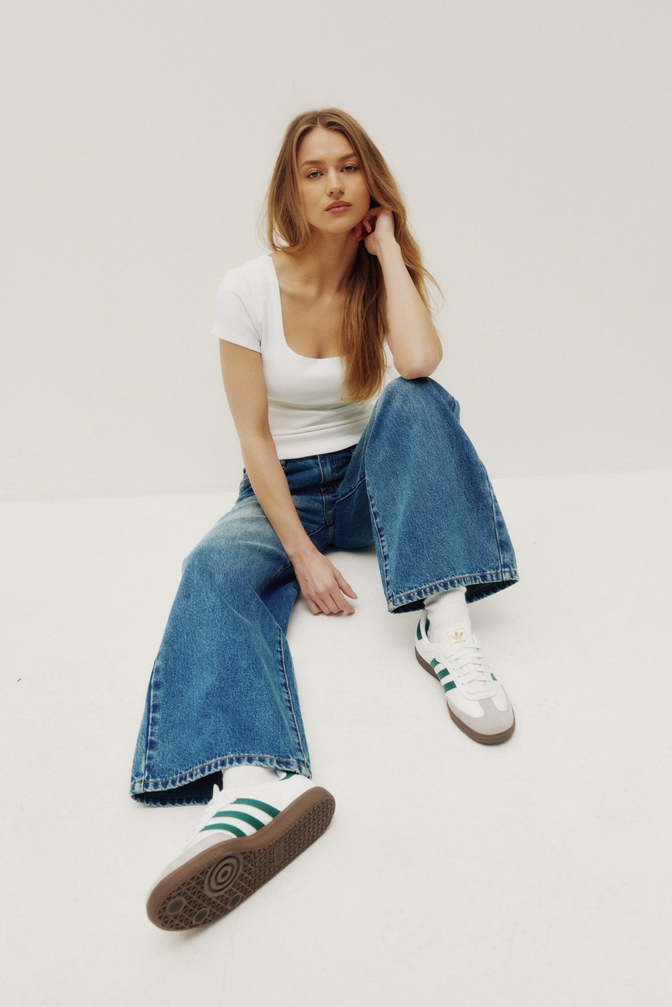 Selena Double Rib Squareneck