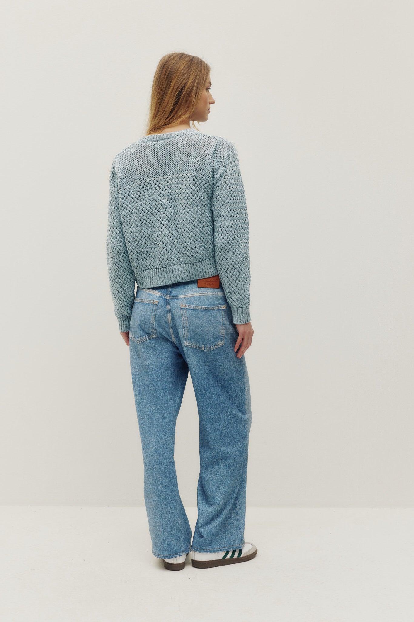 Printed French Terry Jeans