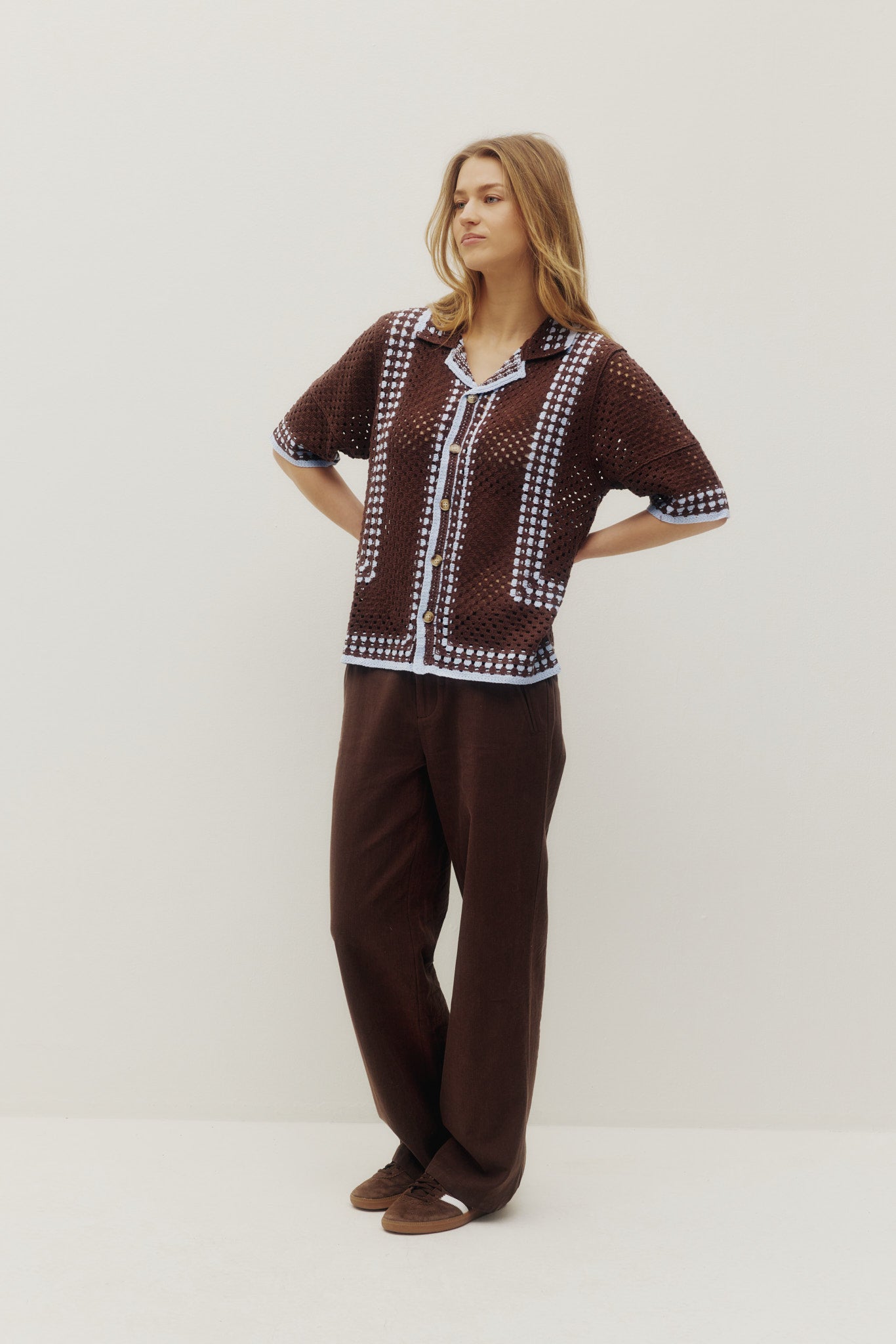 Knit Crochet Shirt