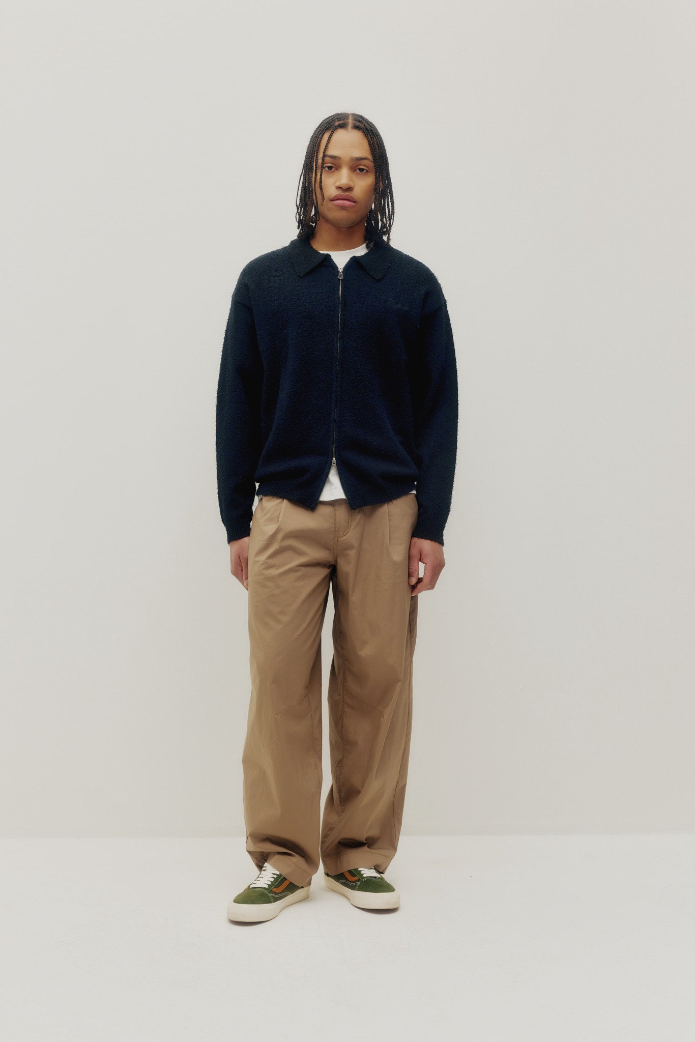 Shaggy Full Zip Polo