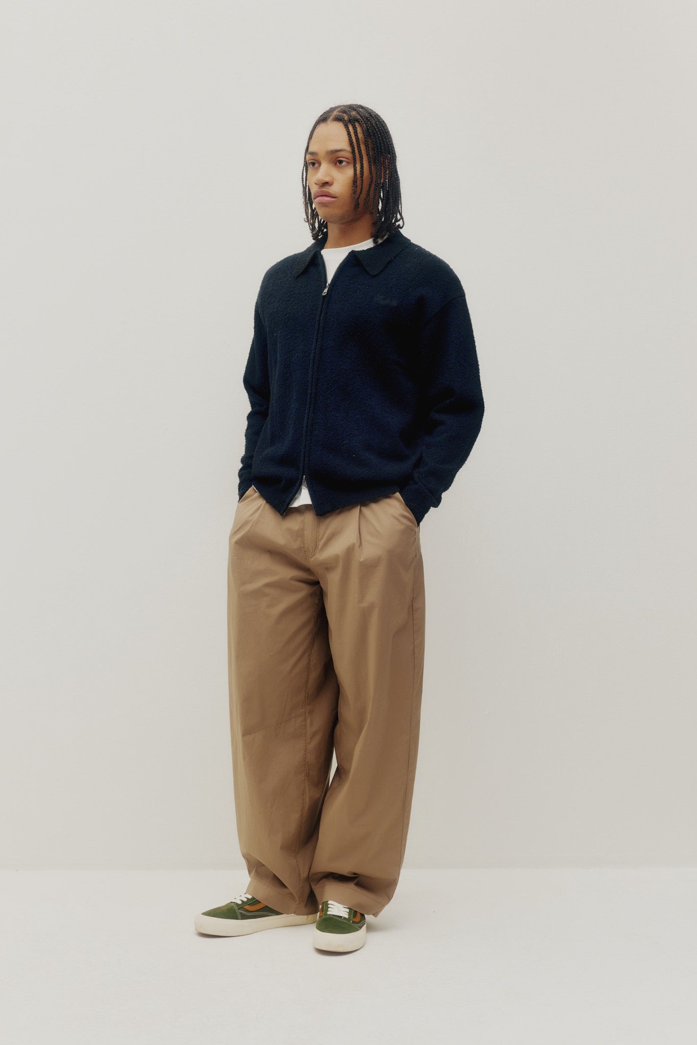 Shaggy Full Zip Polo