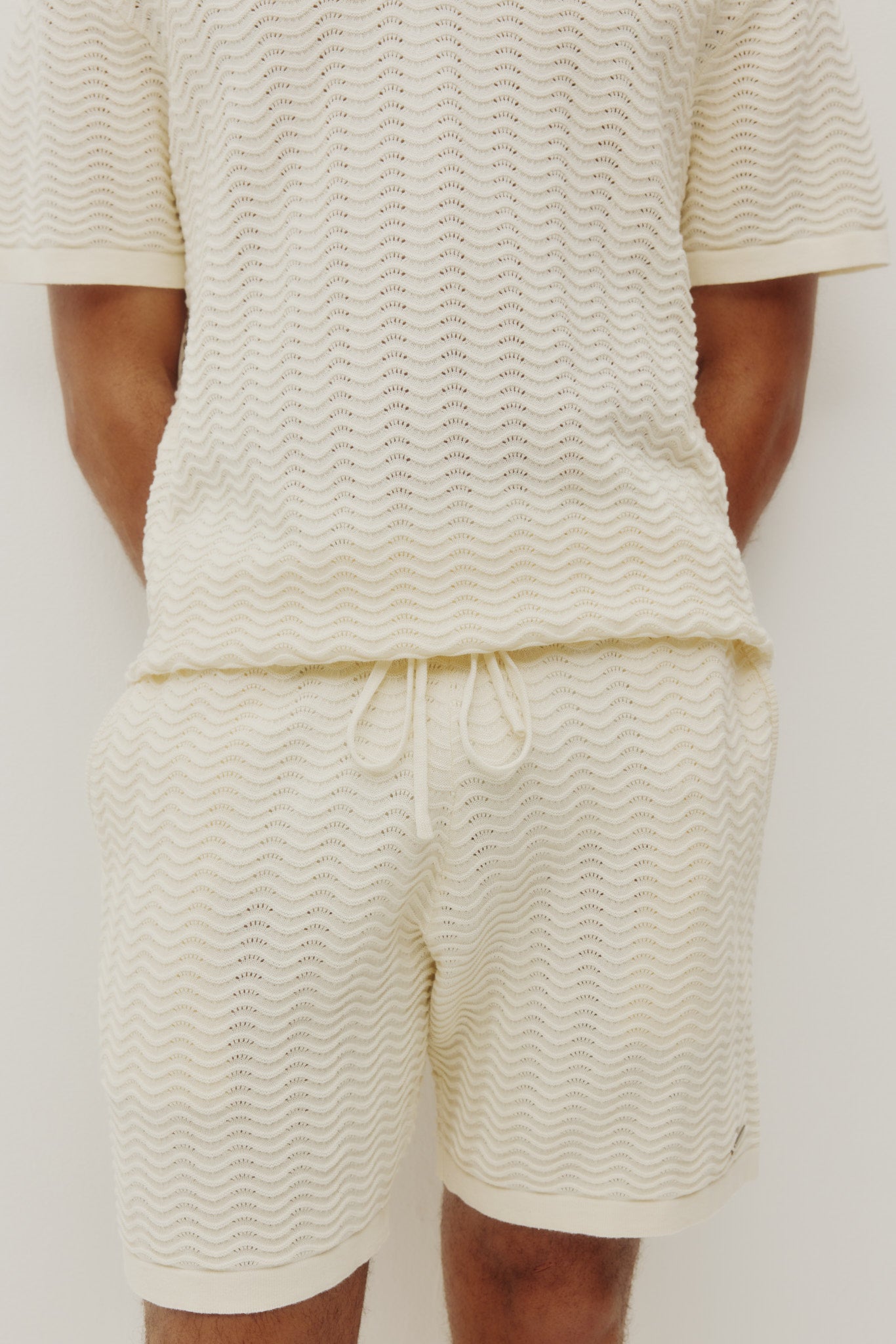 Short en maille Wave